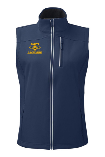 MYLA Men's Nautica - Wavestorm Soft Shell Vest (Navy and Grey)