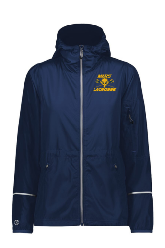 MYLA - Women's Lacrosse Hooded Jacket - Navy
