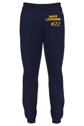 MYLA Youth Performance Fleece Joggers (Navy)