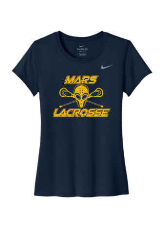 MYLA Nike Women's Team rLegend Tee (Navy and White)