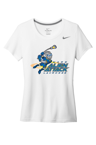 MYLA Nike Women's Team rLegend Tee (Navy and White)