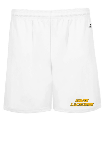 MYLA Youth 4" Pocketed Shorts (Navy and White)