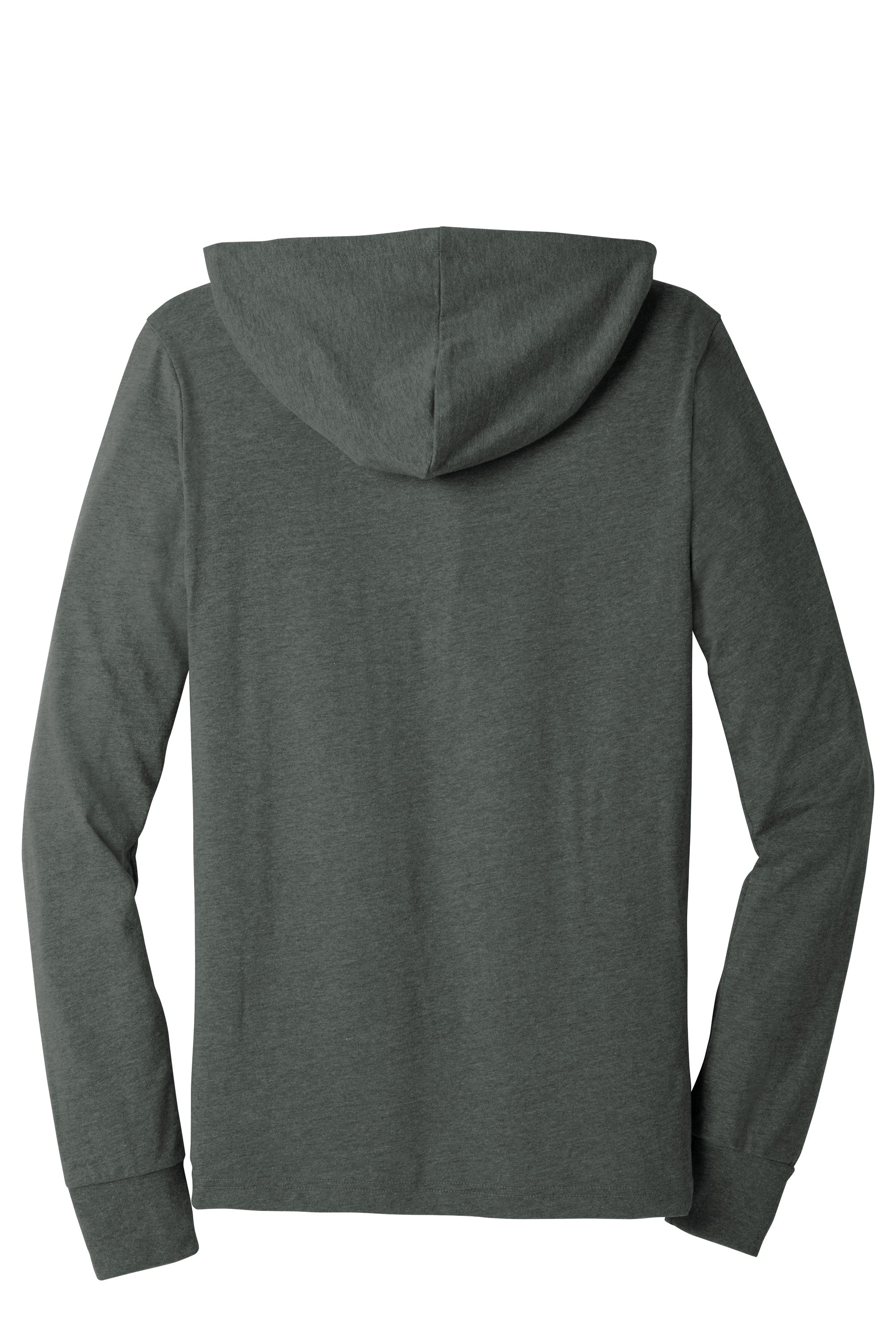 MYLA - Adult Long Sleeve Hooded T-Shirt - Grey