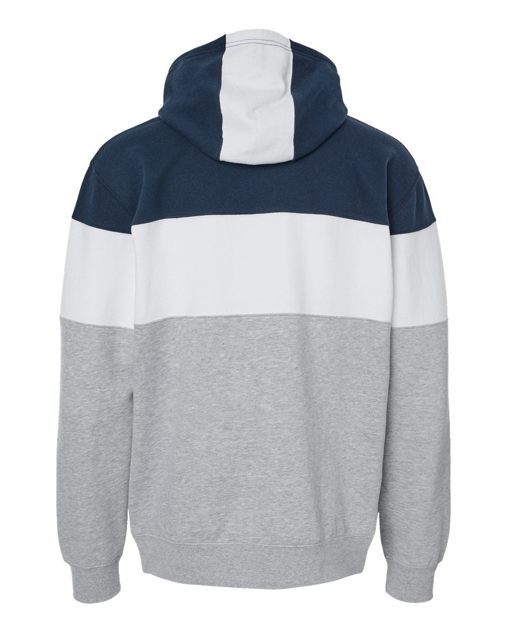 MYLA Men's Varsity Fleece Colorblocked Hooded Sweatshirt