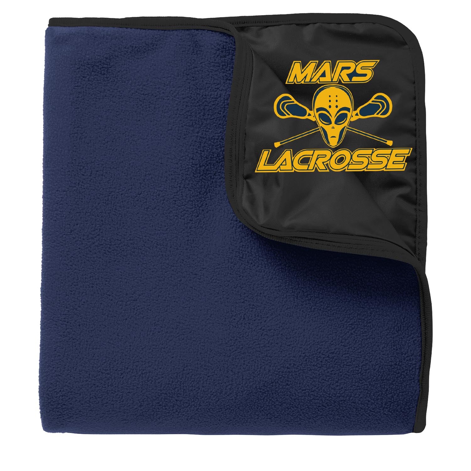 MYLA Fleece & Poly Travel Blanket