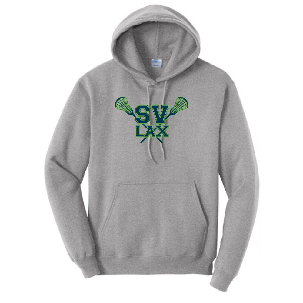 SVGYL - Adult Core Fleece Pullover Hooded Sweatshirt - Light Steel