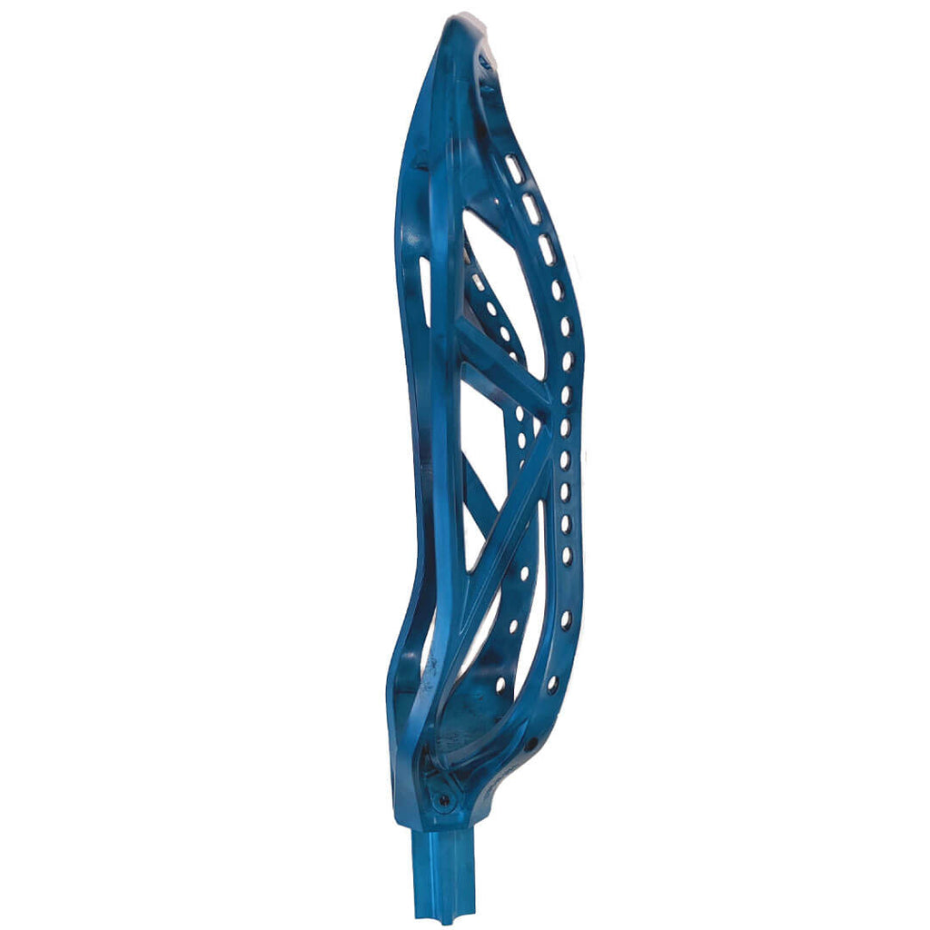 ECD Dyed Weapon X Lacrosse Head Blue Top String Lacrosse
