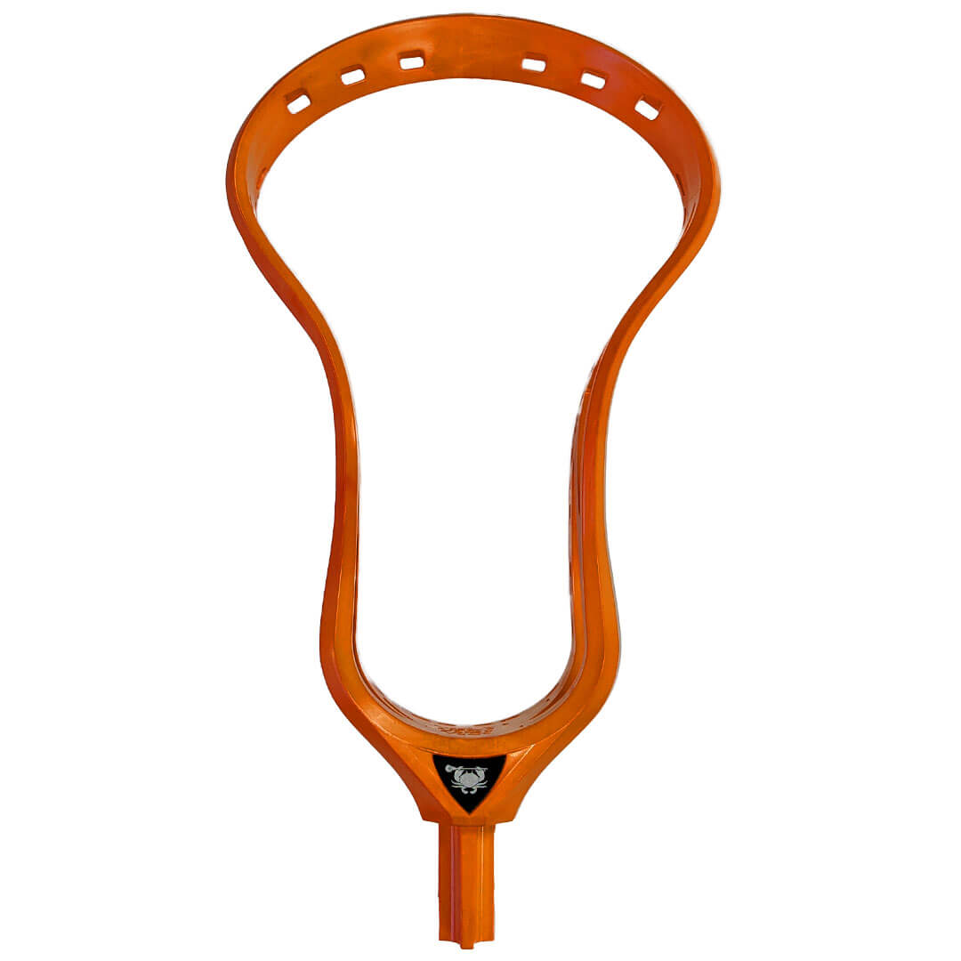 ECD Dyed Weapon X Lacrosse Head - Orange - Top String Lacrosse