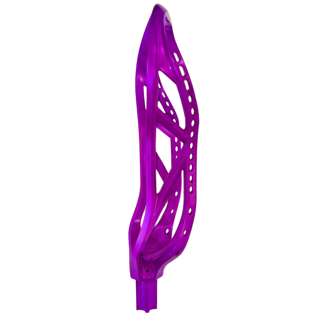 ECD Dyed Weapon X Lacrosse Head - Purple - Top String Lacrosse
