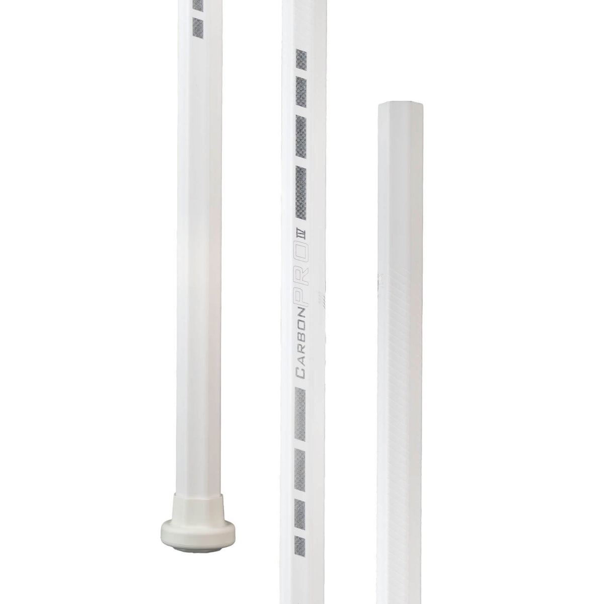 ECD Carbon Pro 4.0 Composite Goalie Lacrosse Shaft White | Top String Lacrosse