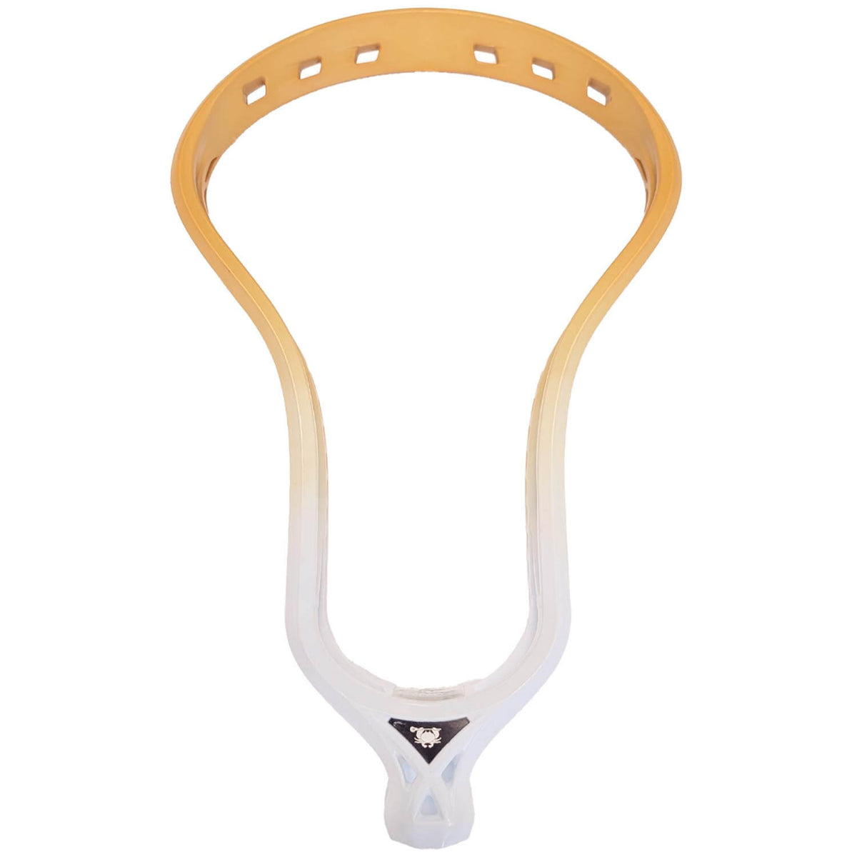 ECD Dyed Mirage 2.0 Lacrosse Head - Vegas Gold - White | Top String Lacrosse