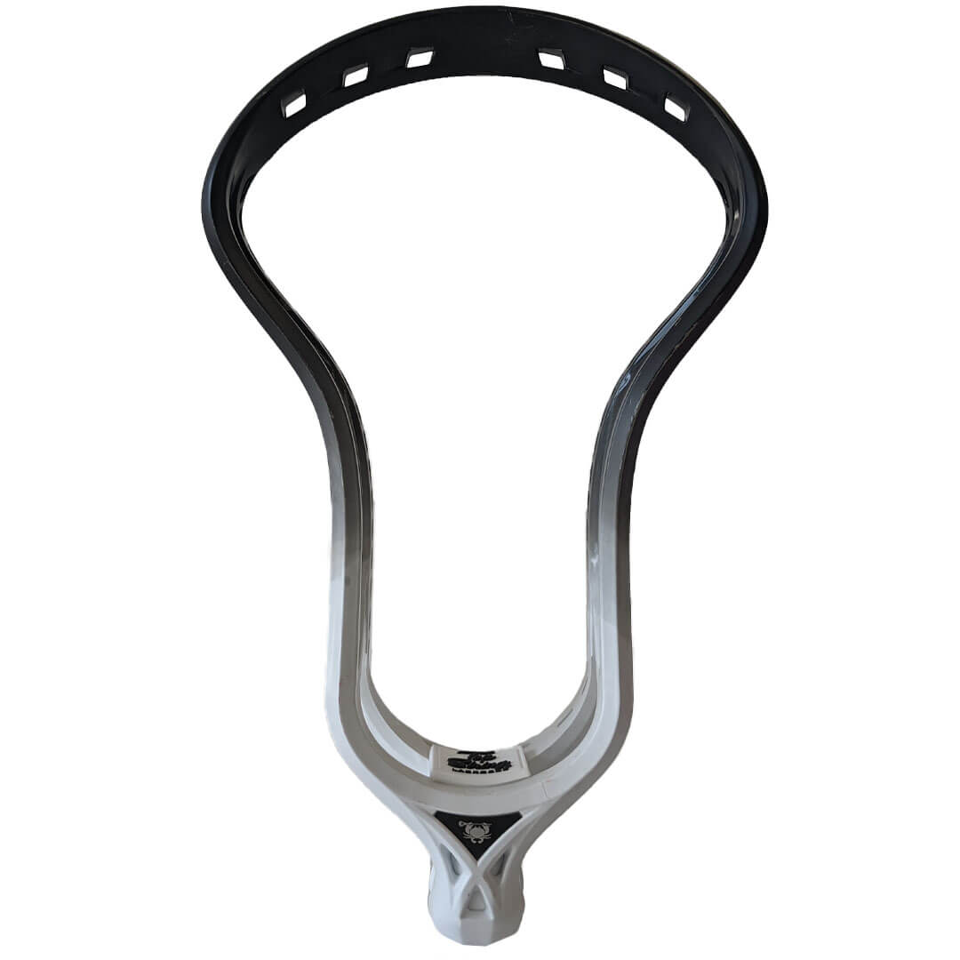 ECD Dyed Mirage 2.0 Lacrosse Head - Black/White Fade - Top String Lacrosse