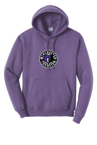 WT Adult Lacrosse Core Hoodie - Heather Purple