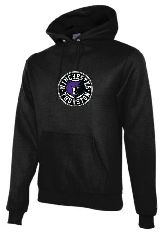 WT Adult Champion - Powerblend Hooded Sweatshirt - Black