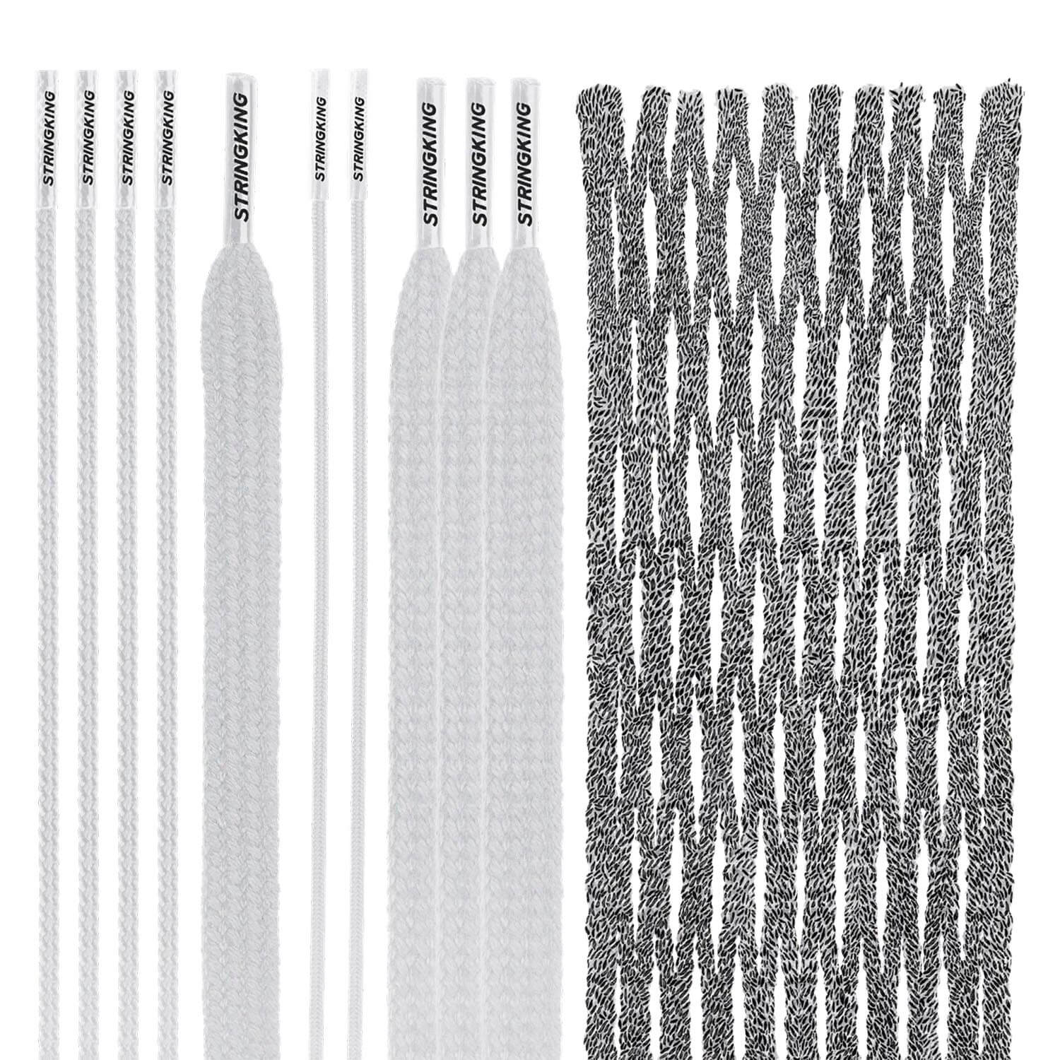 StringKing Type 5x Lacrosse Stringing Kit - grey | Top String Lacrosse