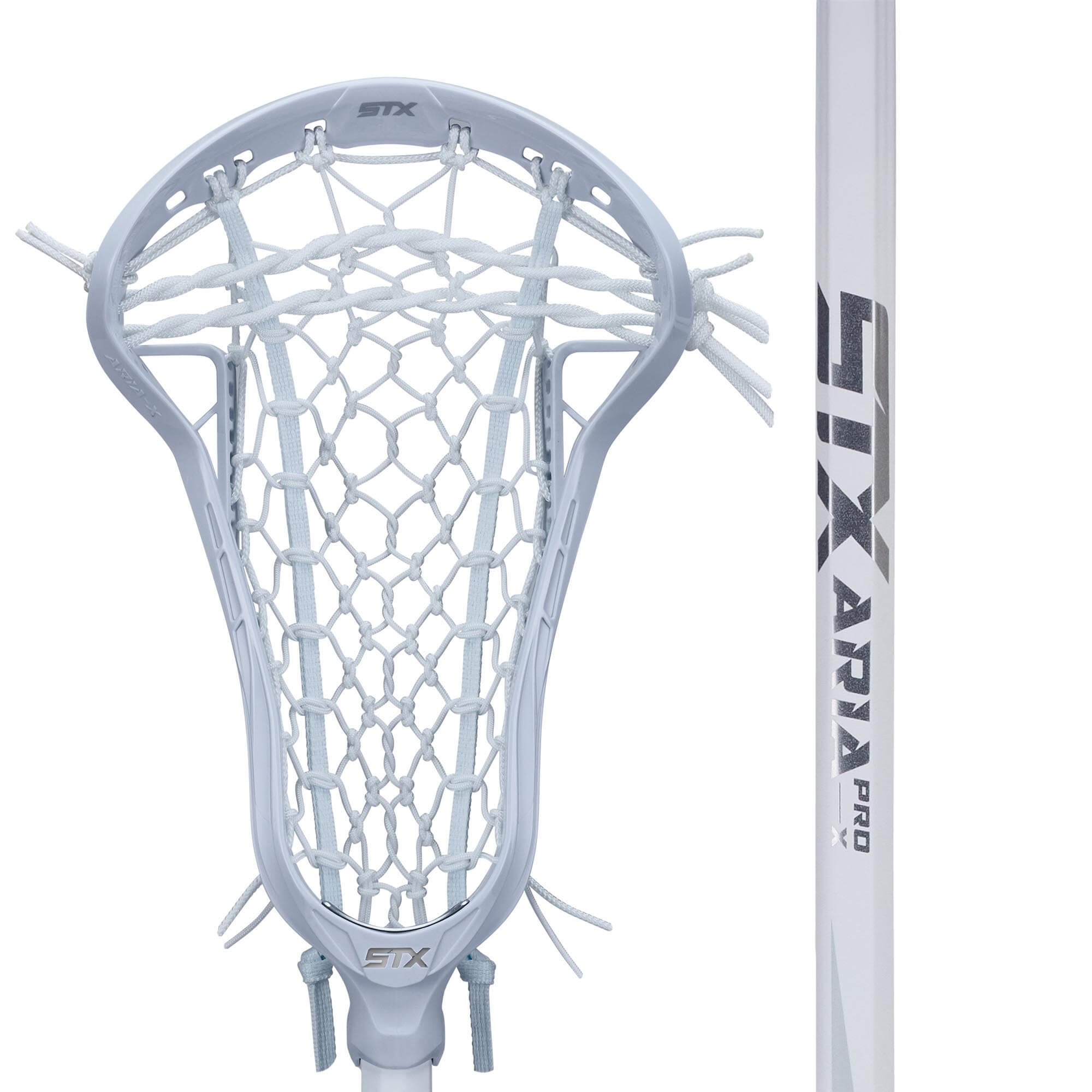 STX Aria Pro-X Lock Pocket 10 Degree Composite Complete Women's Lacrosse Stick | Top String Lacrosse