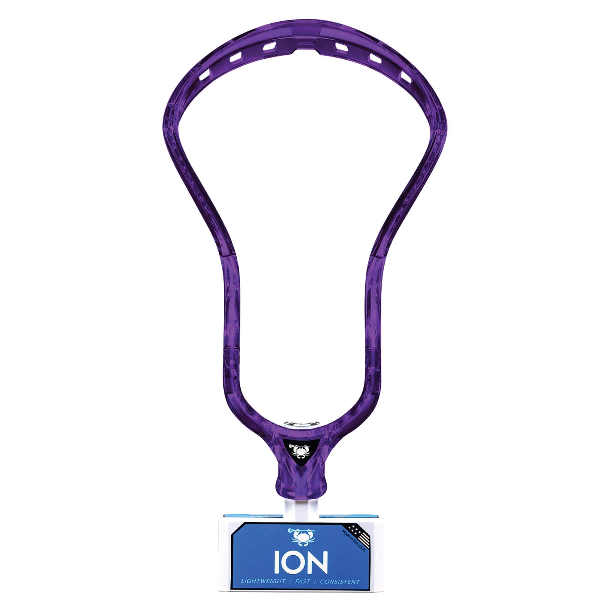 ECD Ion Lacrosse Head - Purple | Top String Lacrosse