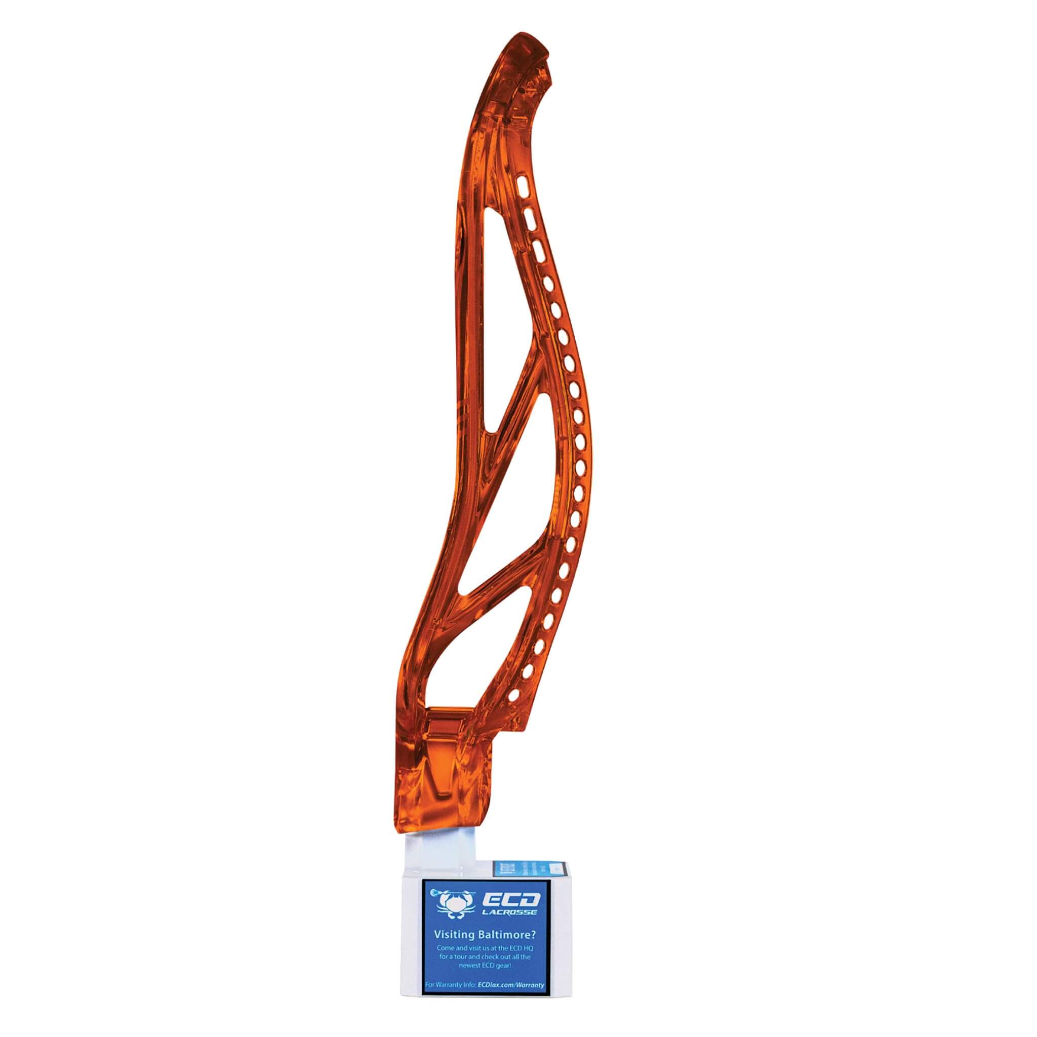 ECD Ion Lacrosse Head - Orange | Top String Lacrosse