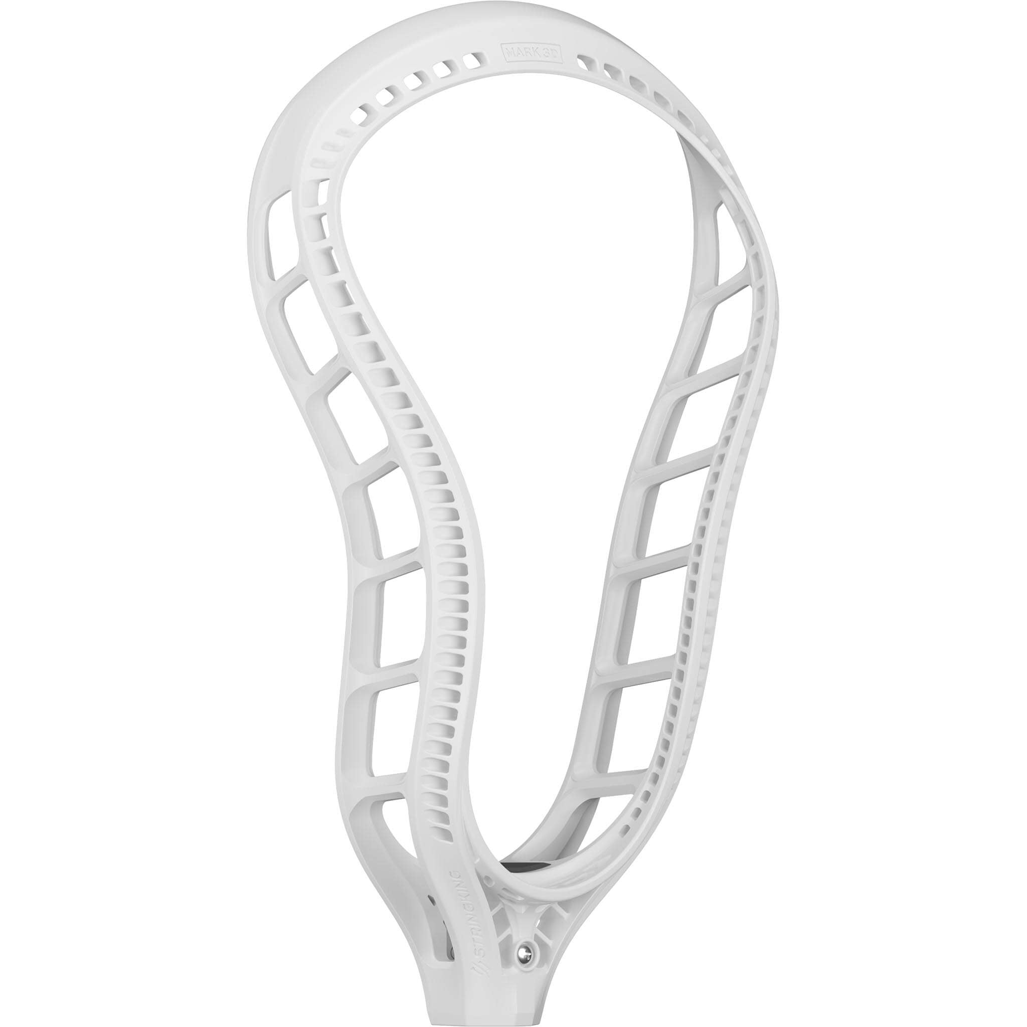 StringKing Mark 3D Lacrosse Head - White | Top String Lacrosse