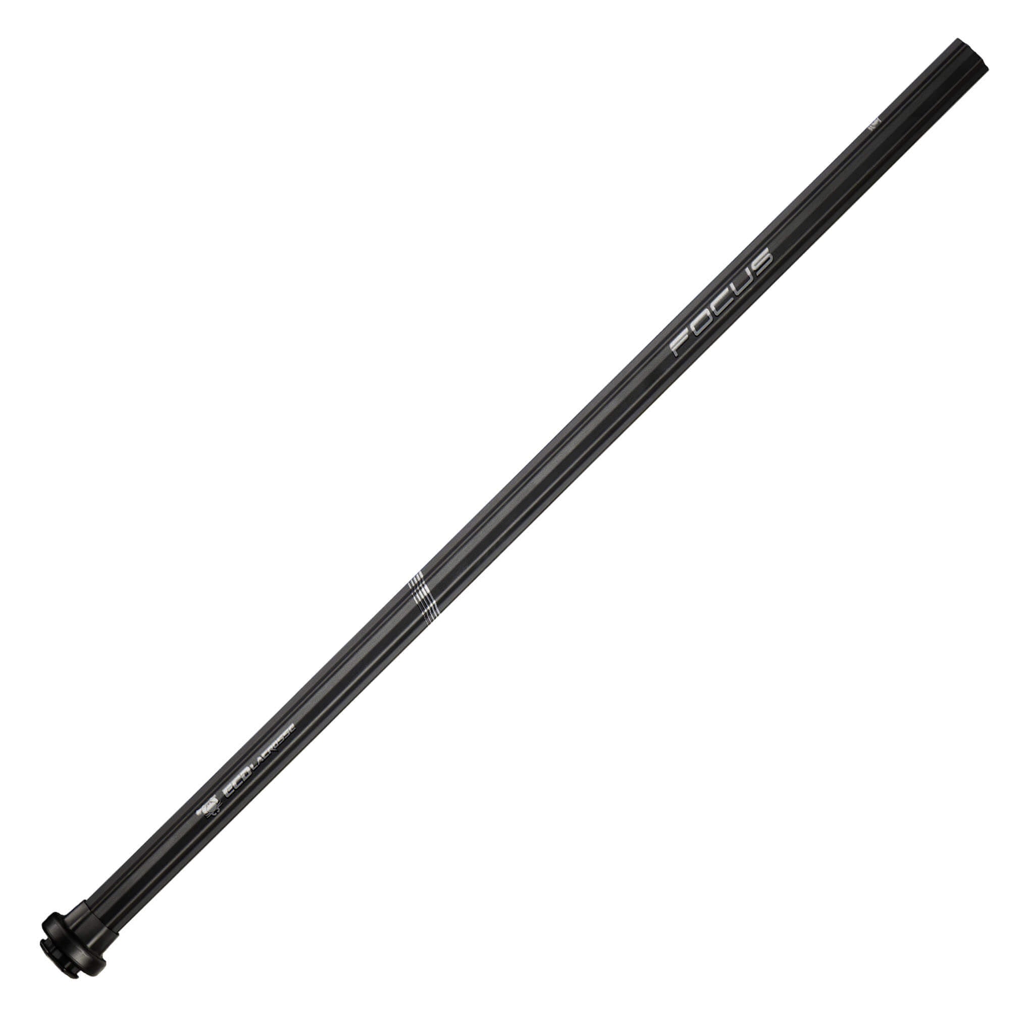 ECD Focus Sc-Ti Attack Lacrosse Shaft - Black | Top String Lacrosse