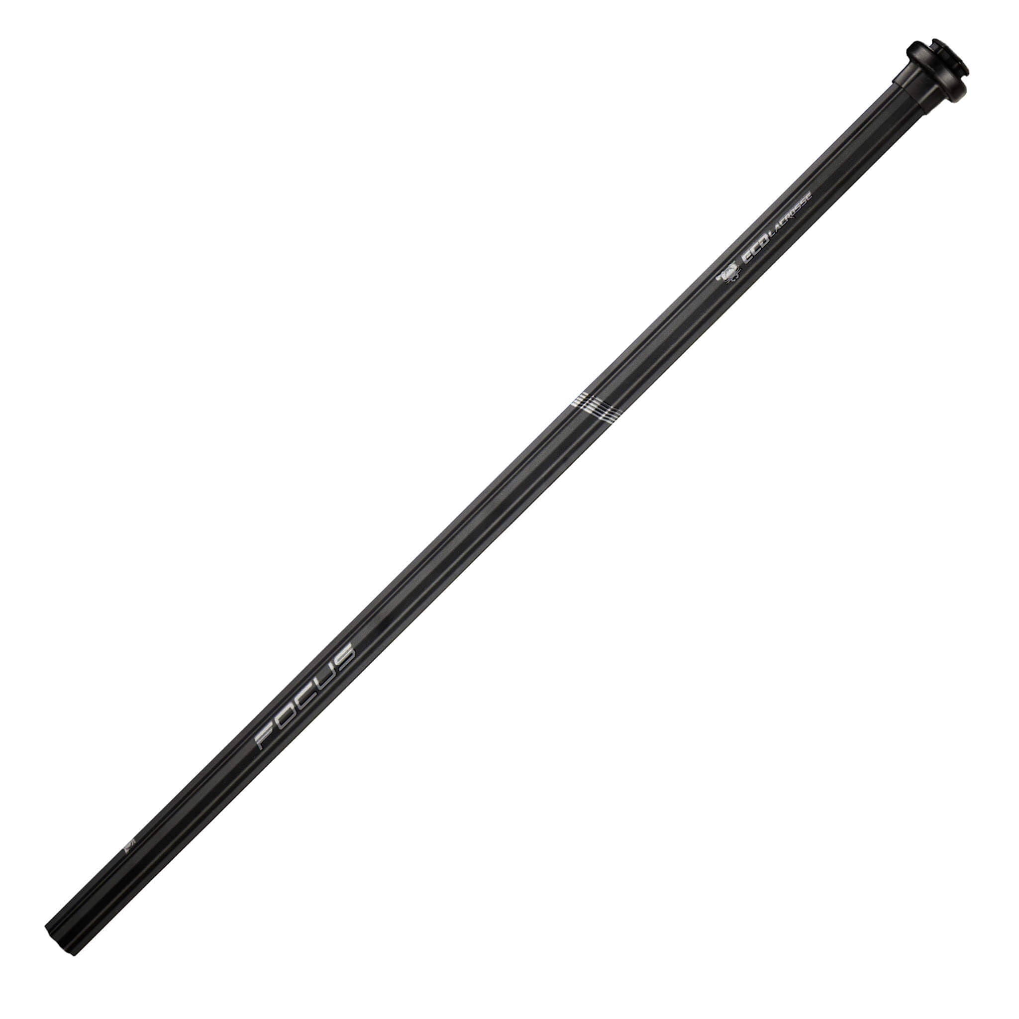 ECD Focus Sc-Ti Attack Lacrosse Shaft - Black | Top String Lacrosse