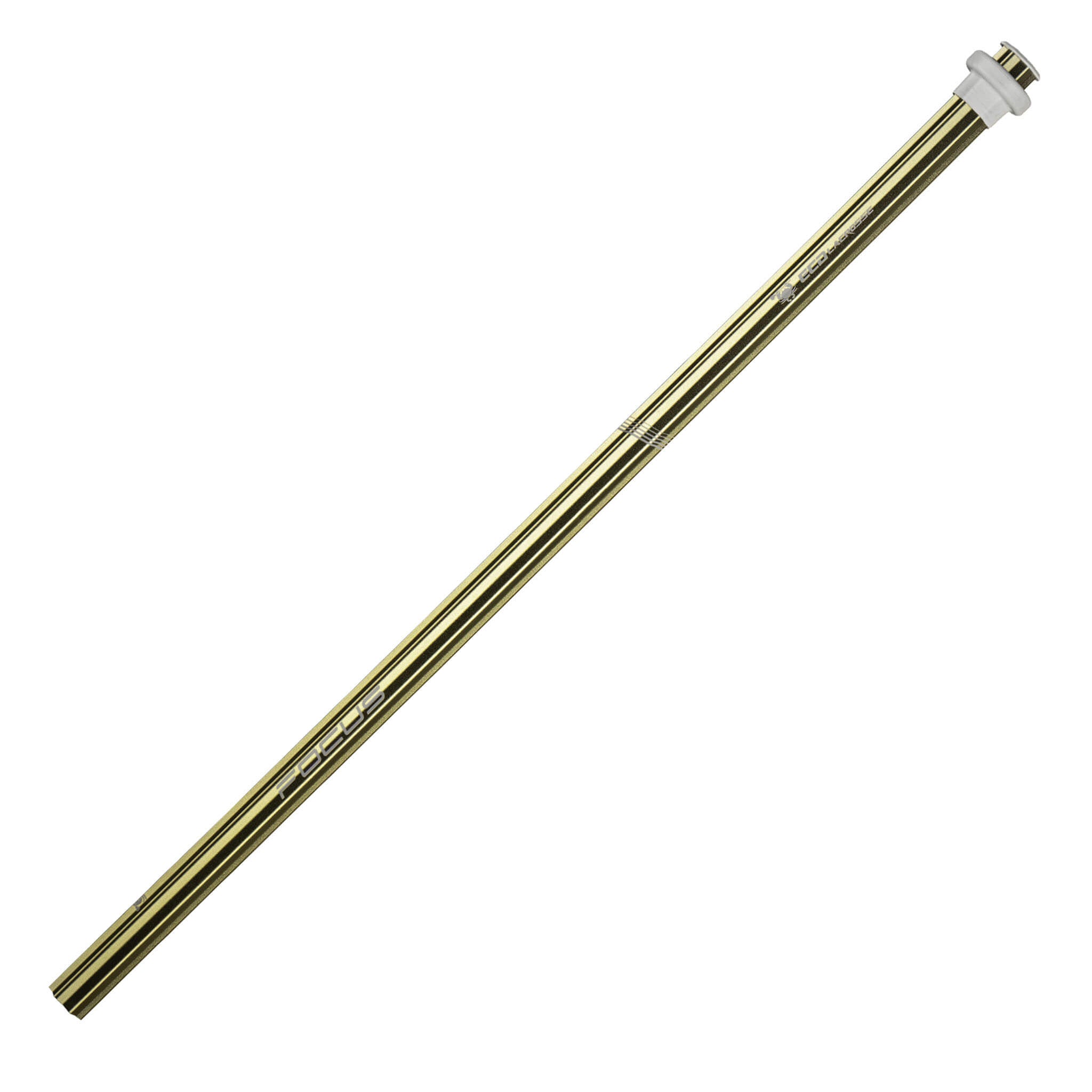 ECD Focus Sc-Ti Attack Lacrosse Shaft - Gold | Top String Lacrosse