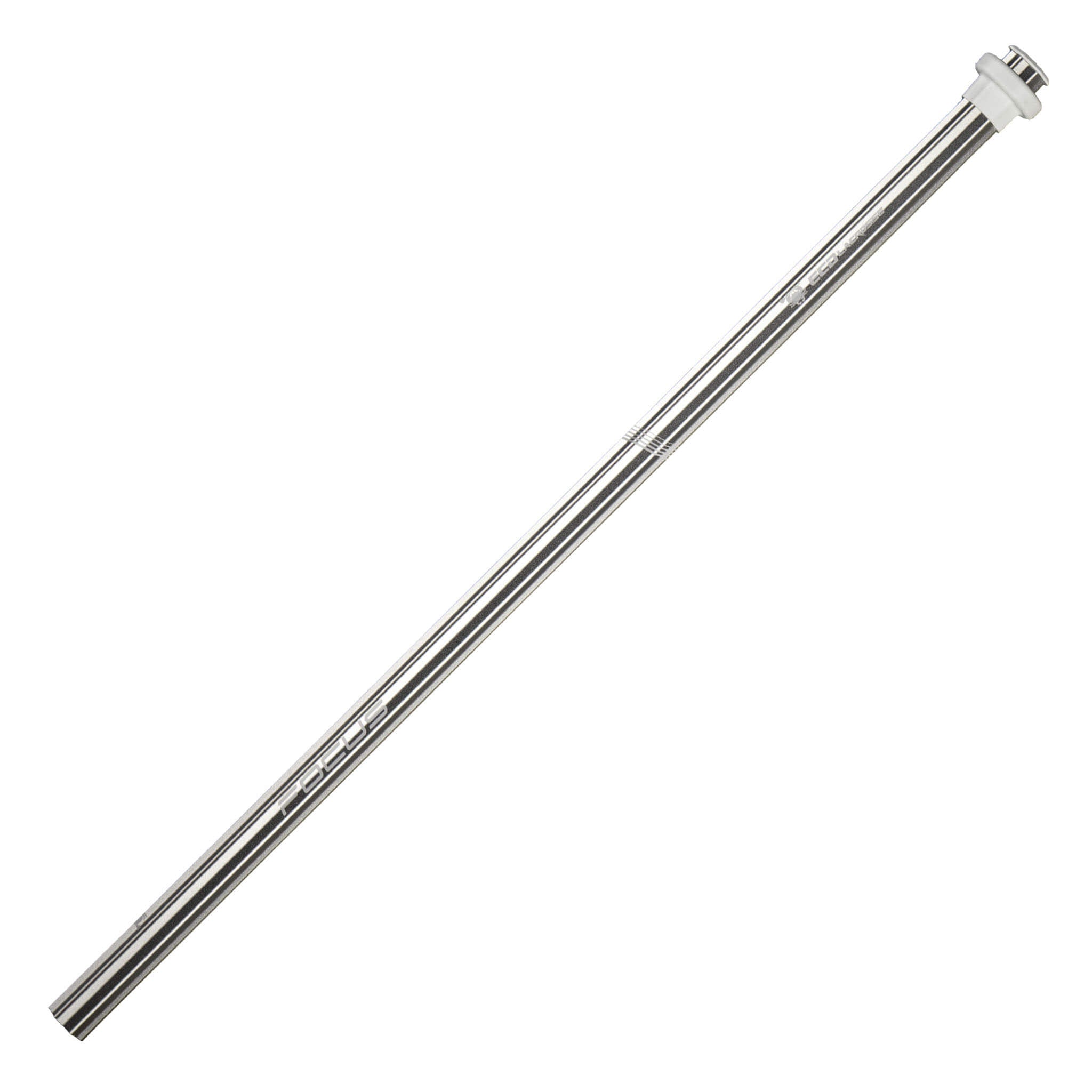 ECD Focus Sc-Ti Attack Lacrosse Shaft - Silver | Top String Lacrosse
