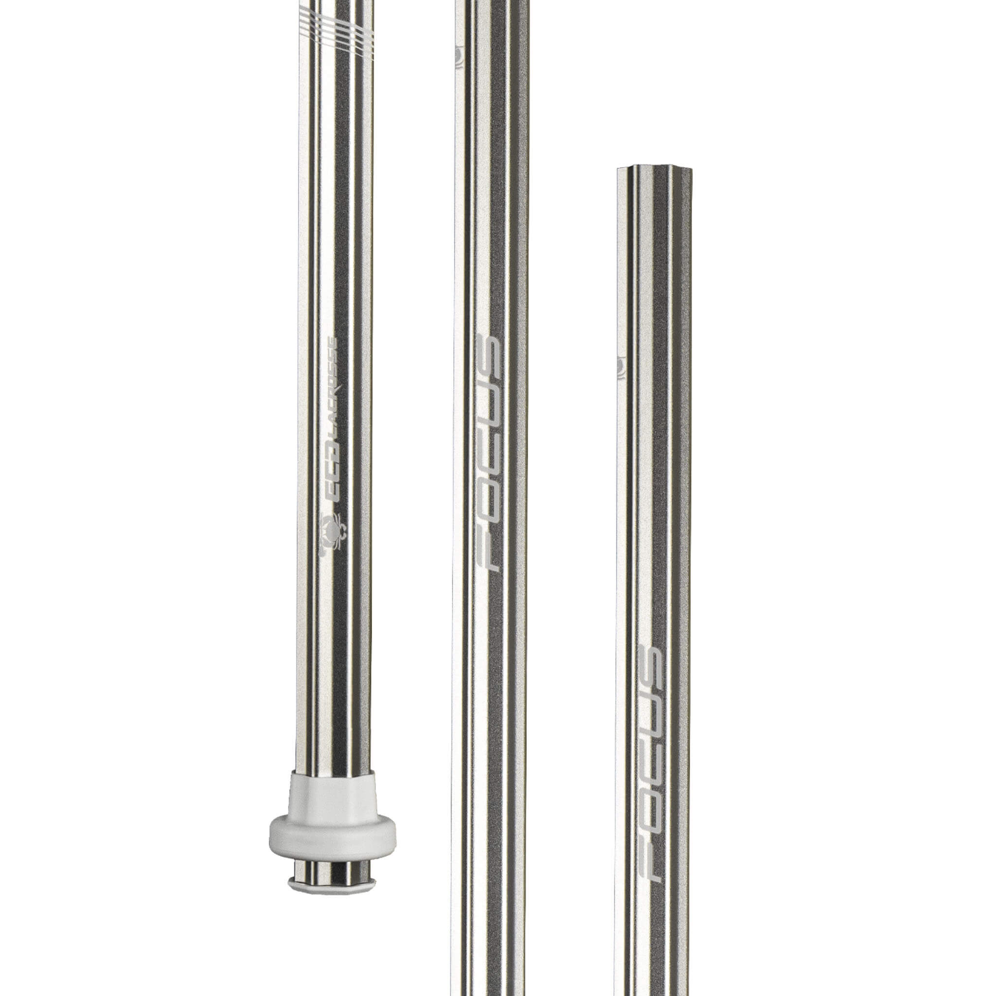ECD Focus Sc-Ti Attack Lacrosse Shaft - Silver | Top String Lacrosse