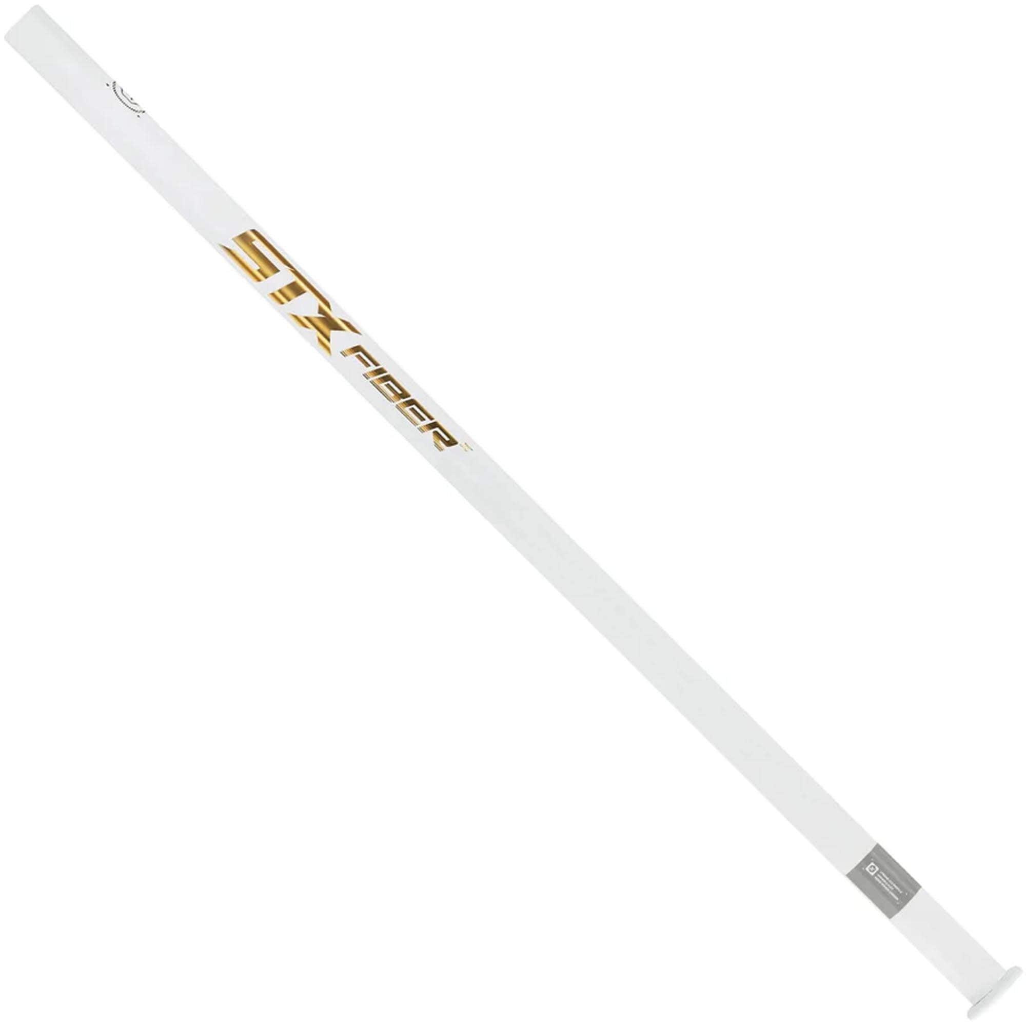 Limited Edition STX Gold Rush White and Gold Fiber X Lacrosse Shaft | Top String Lacrosse