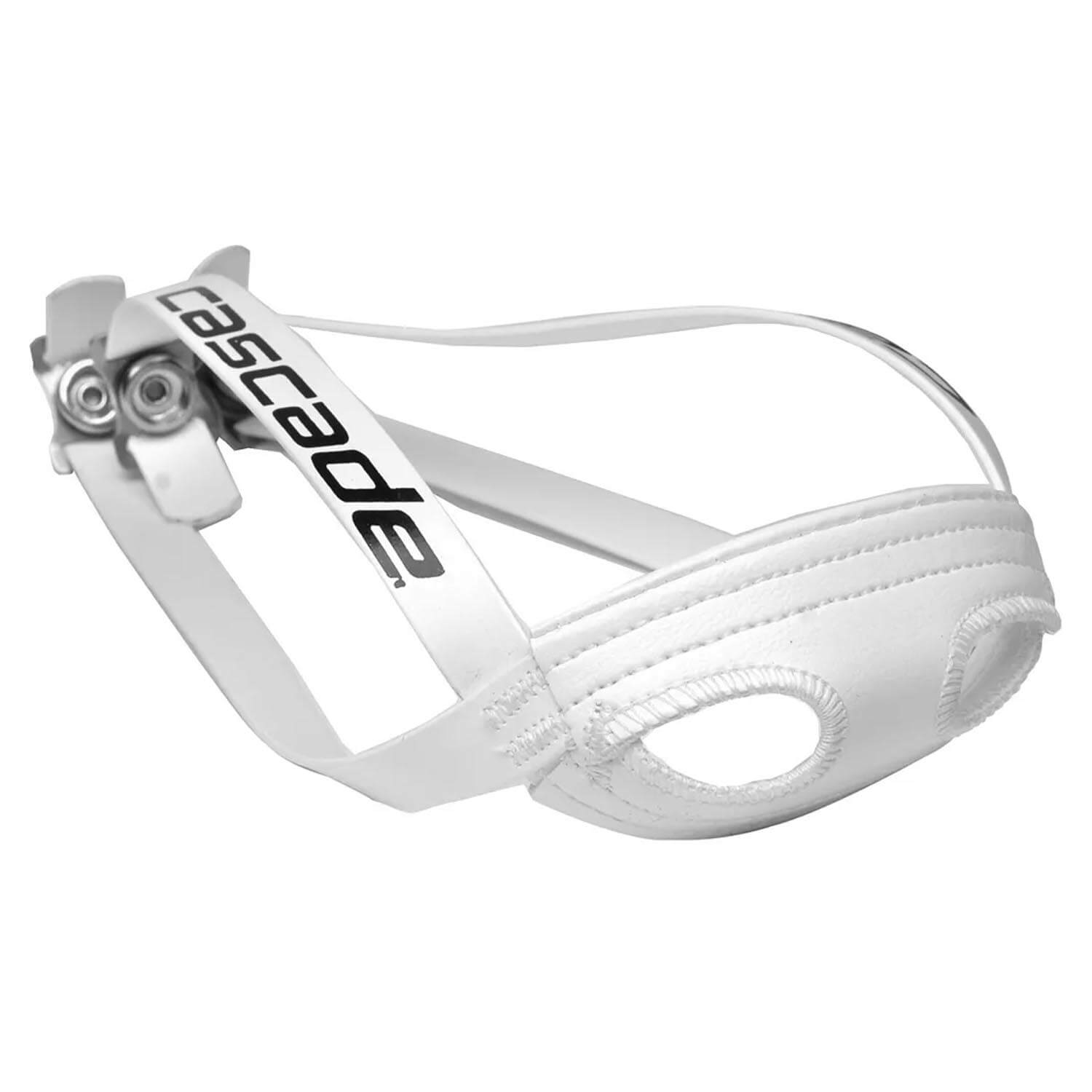 Cascade Lacrosse Helmet Chin Strap - white | Top String Lacrosse