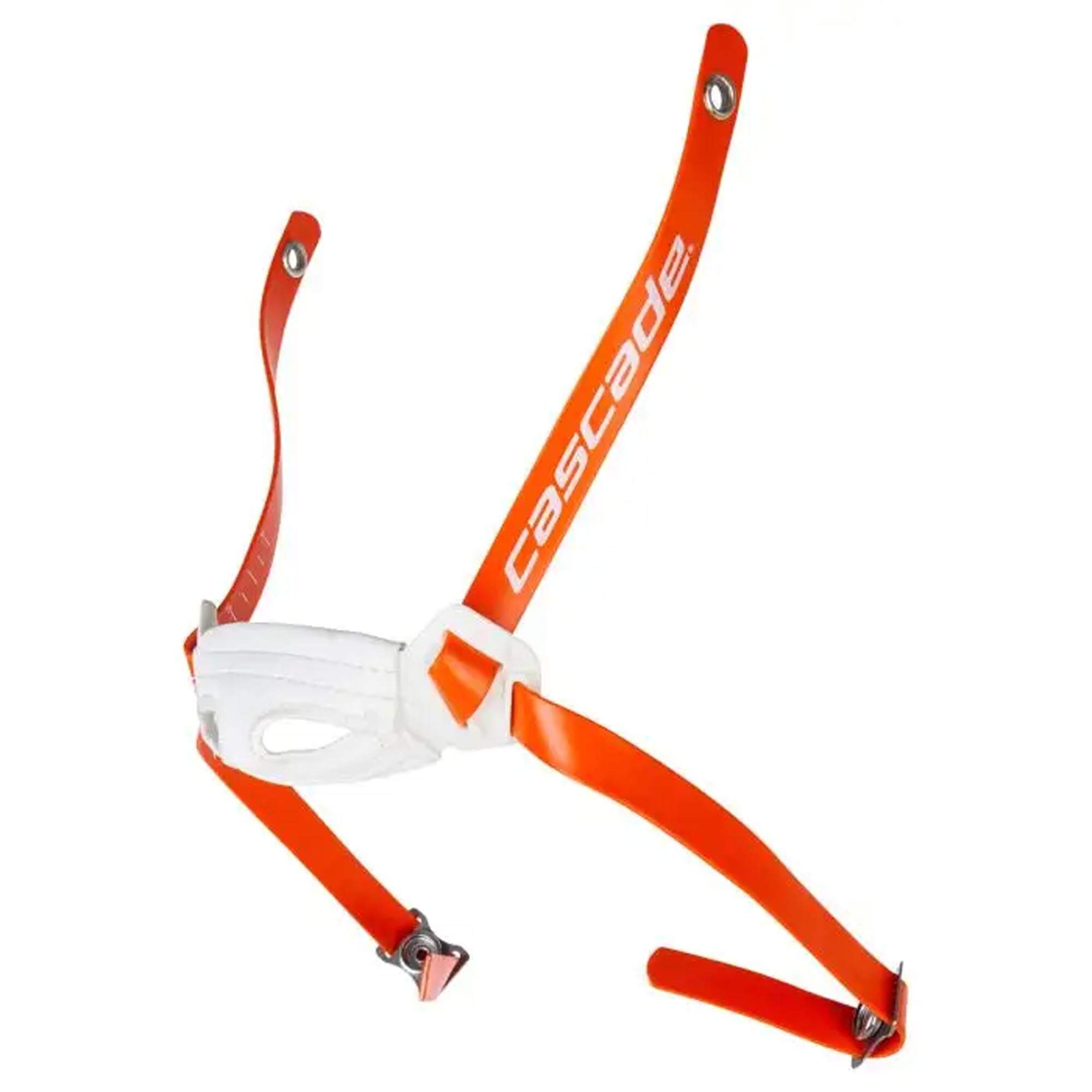 Cascade Z Lacrosse Helmet Chin Strap - Orange | Top String Lacrosse