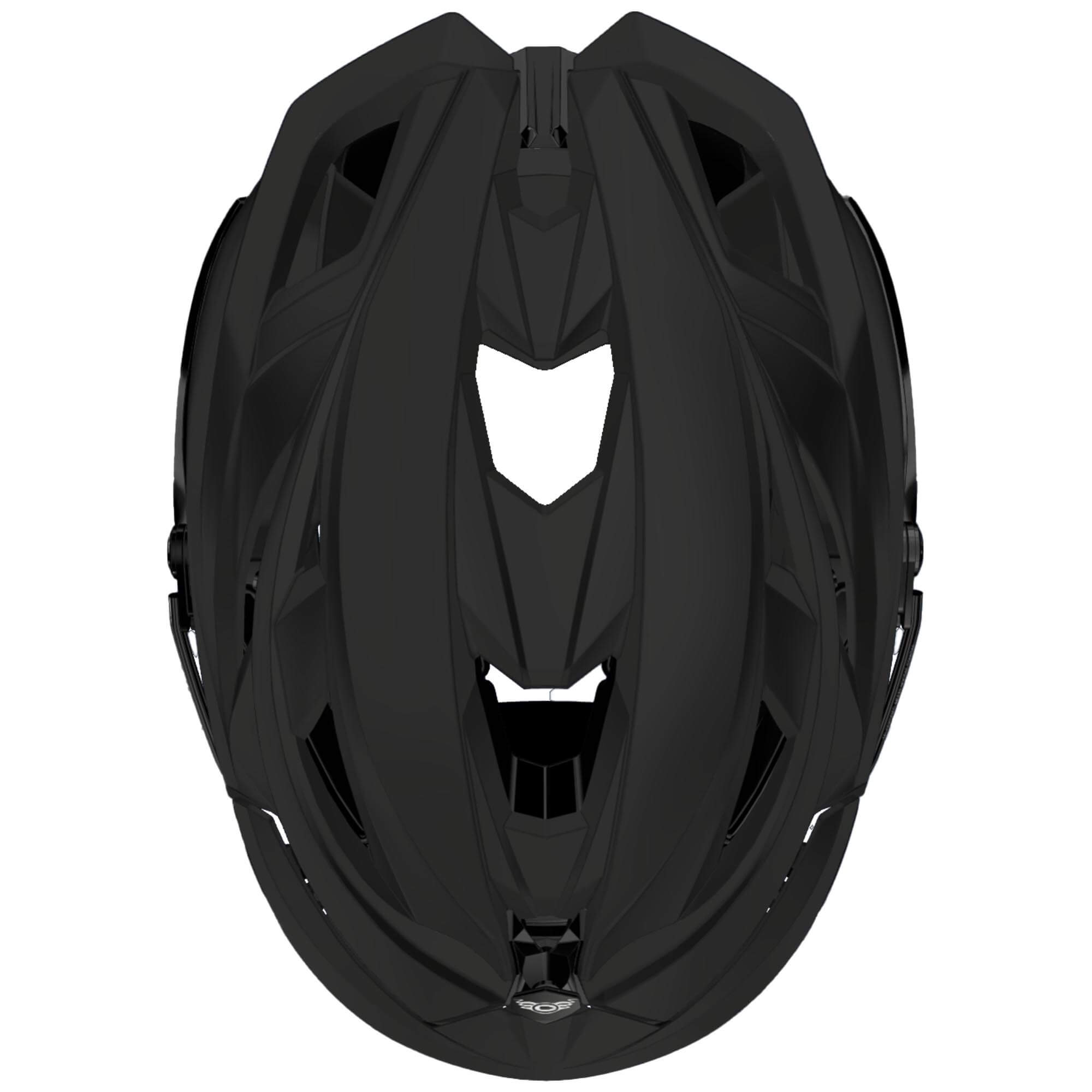 Cascade Z Lacrosse Helmet - Matte Black Shell | Top String Lacrosse