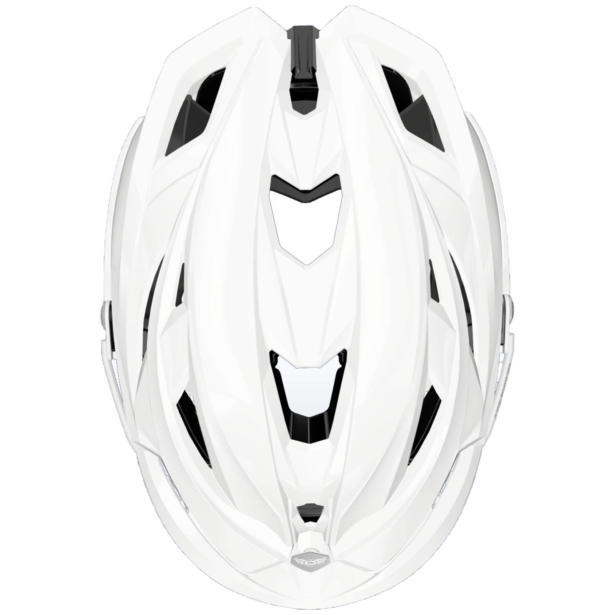 Cascade Z Lacrosse Helmet - White Shell - White Facemask | Top String Lacrosse