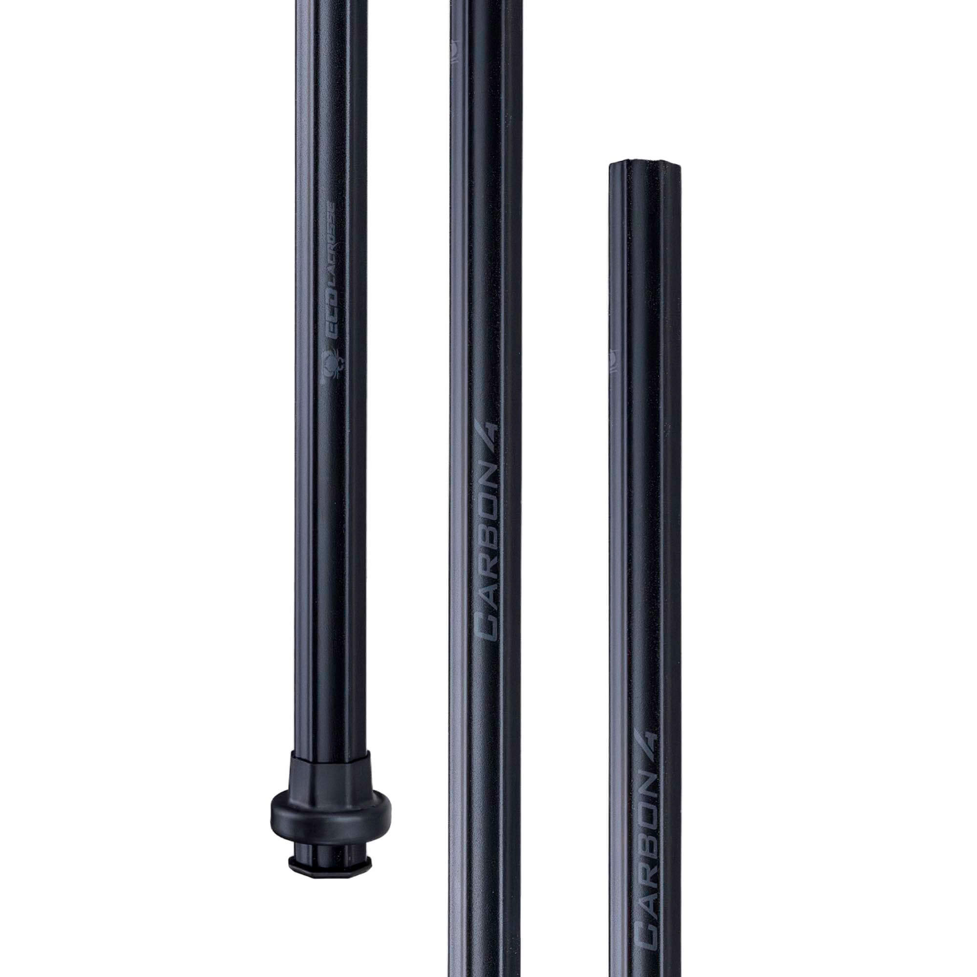 ECD Carbon 4.0 Composite Attack Lacrosse Shaft - Black | Top String Lacrosse