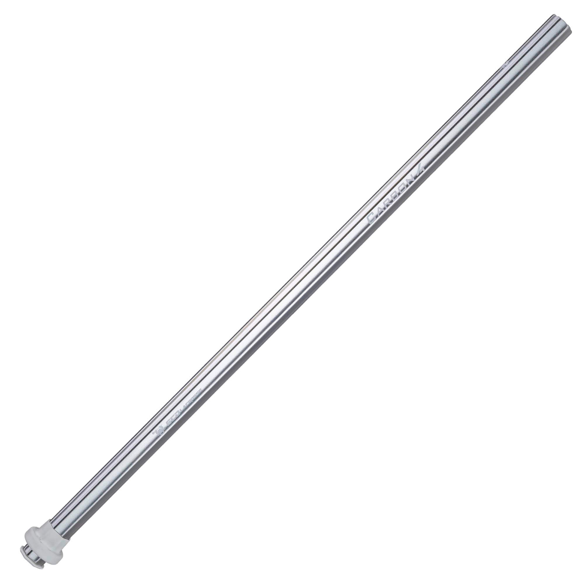 ECD Carbon 4.0 Composite Attack Lacrosse Shaft - Silver | Top String Lacrosse