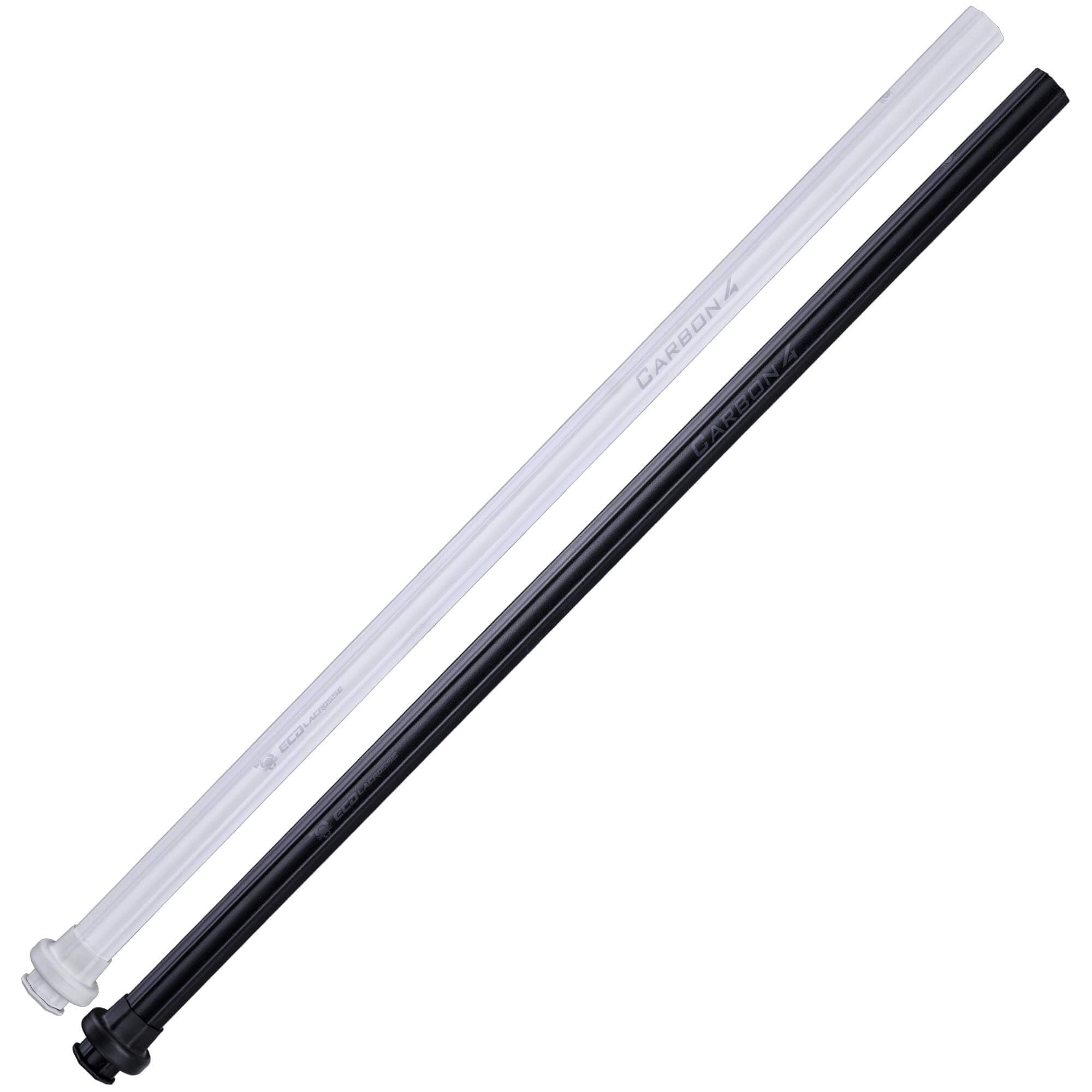 ECD Carbon 4.0 Composite Attack Lacrosse Shaft White and Black | Top String Lacrosse