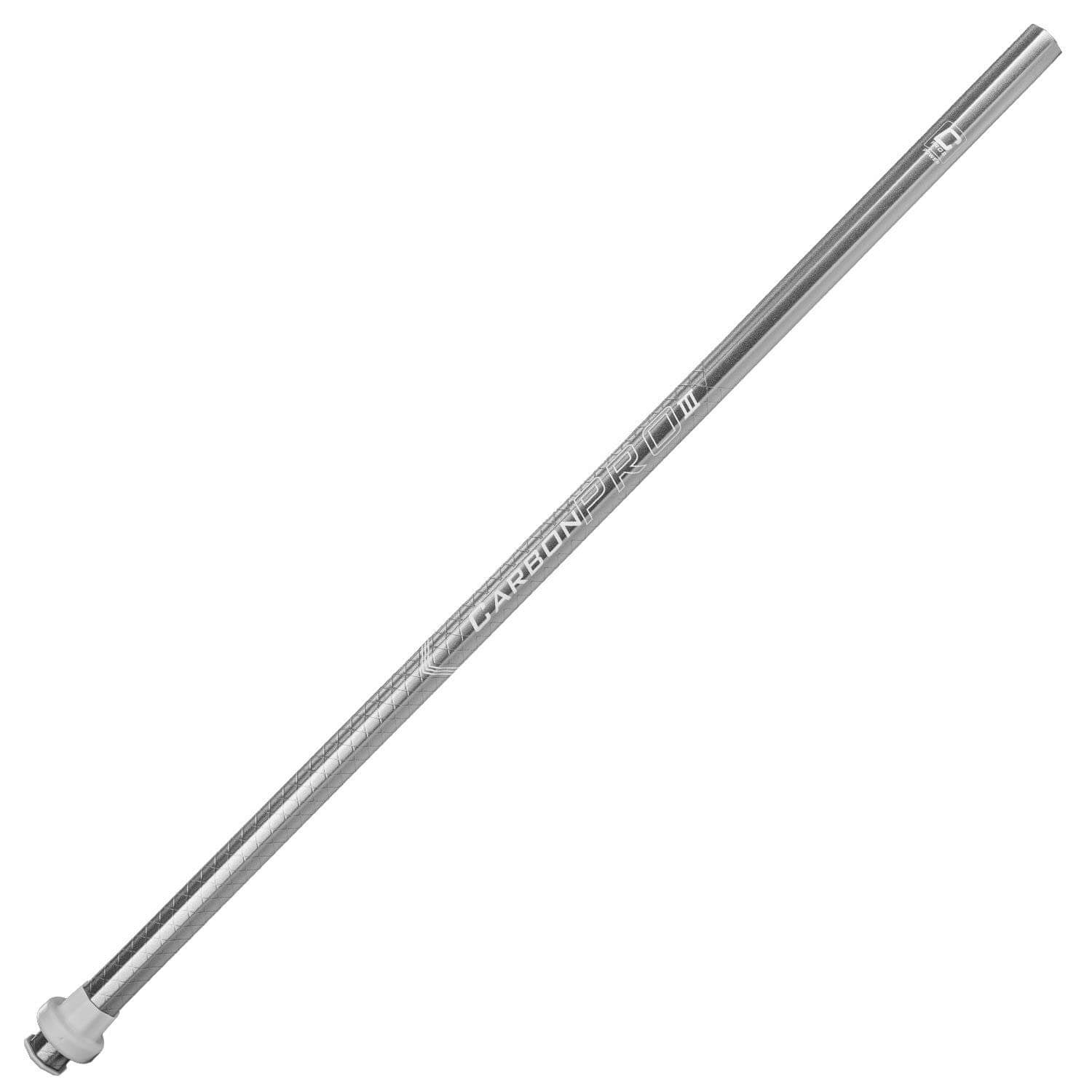 ECD Carbon Pro 3.0 Chrome - Power Composite Attack Lacrosse Shaft - Silver | Top String Lacrosse