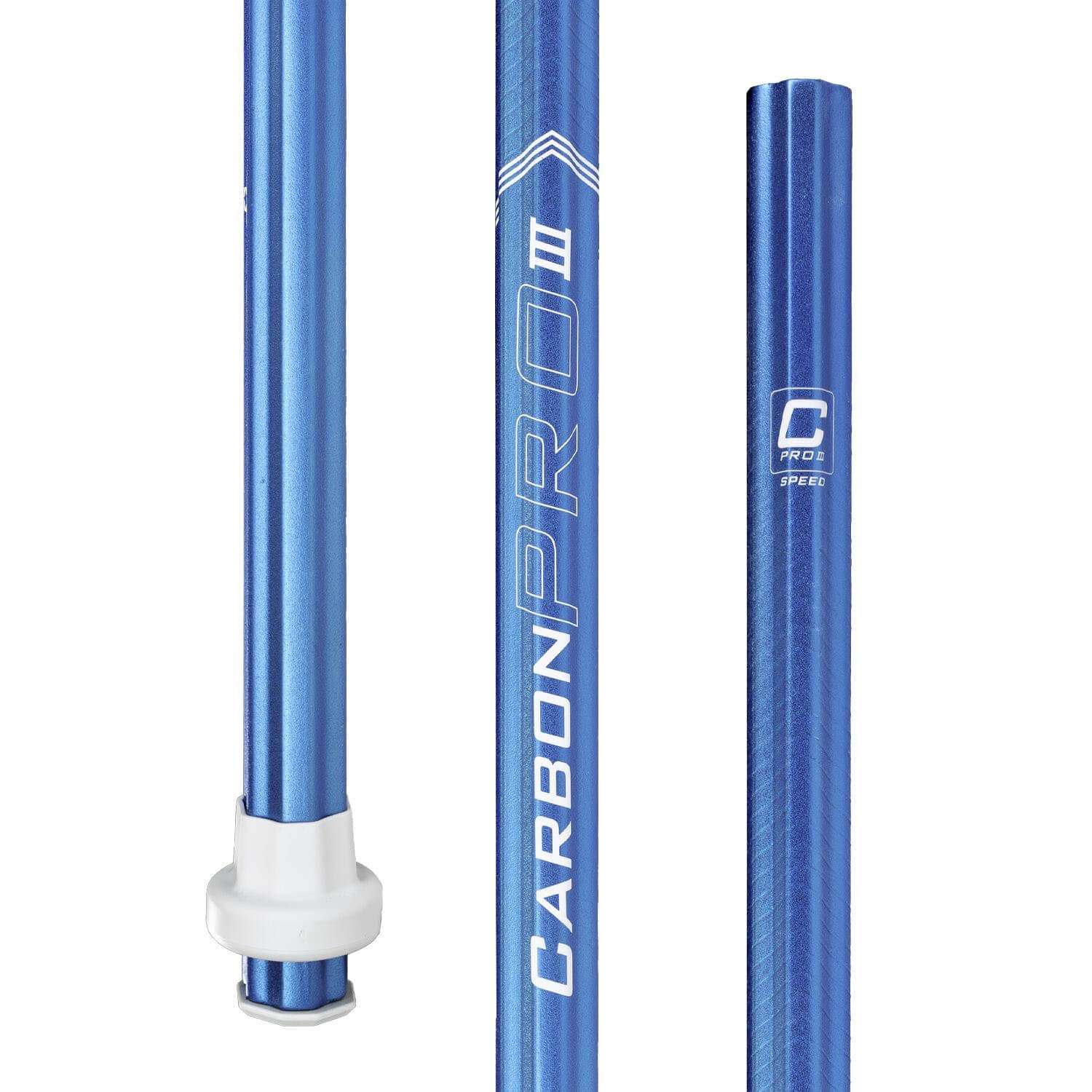 ECD Carbon Pro 3.0 Chrome - Speed Composite Attack Lacrosse Shaft - ECD Blue | Top String Lacrosse