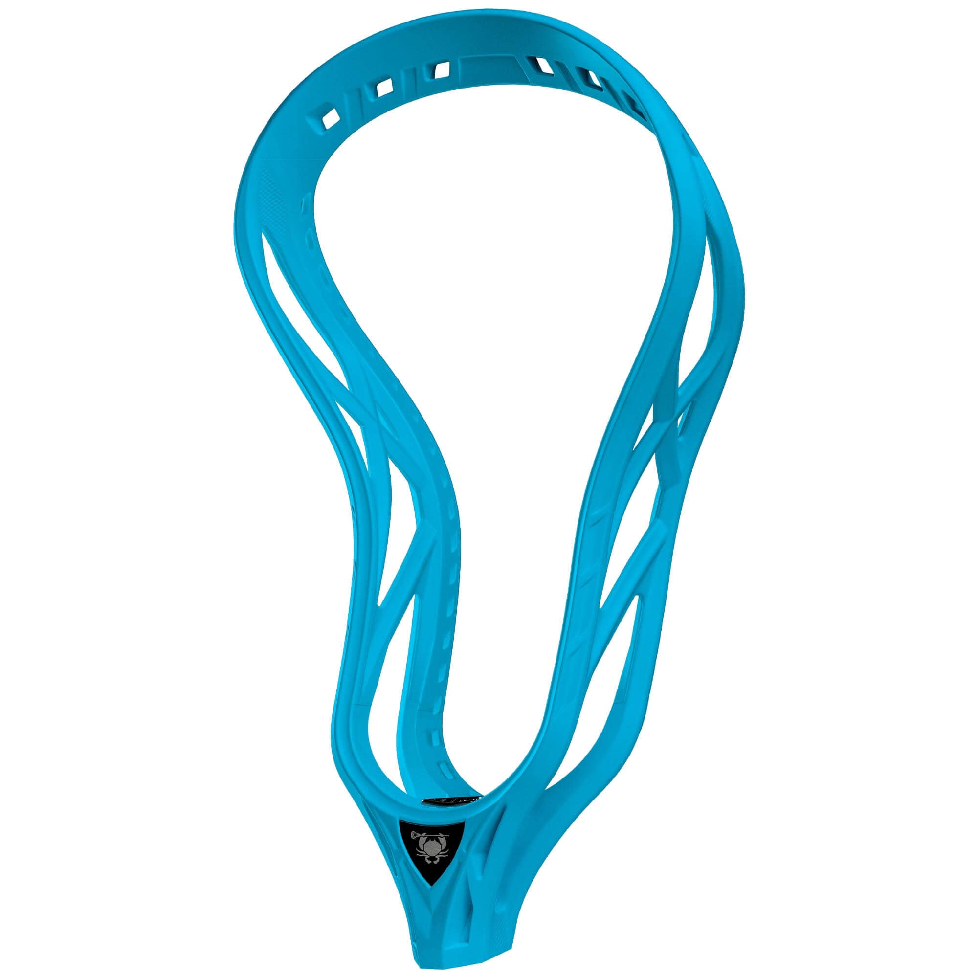 ECD Delta Lacrosse Head - ECD Blue | Top String Lacrosse