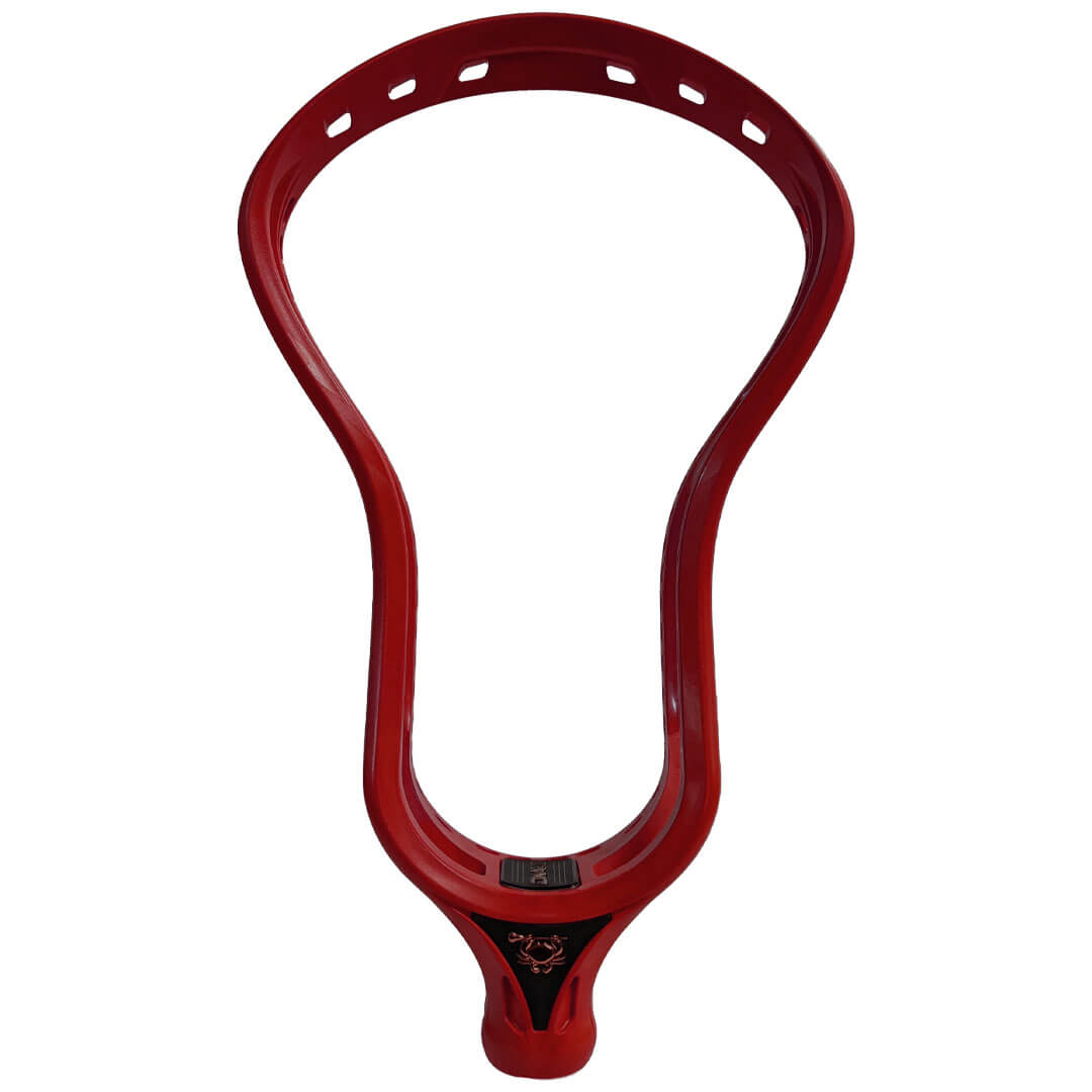 ECD Dyed DNA 2.0 Lacrosse Head - Red - Top String Lacrosse