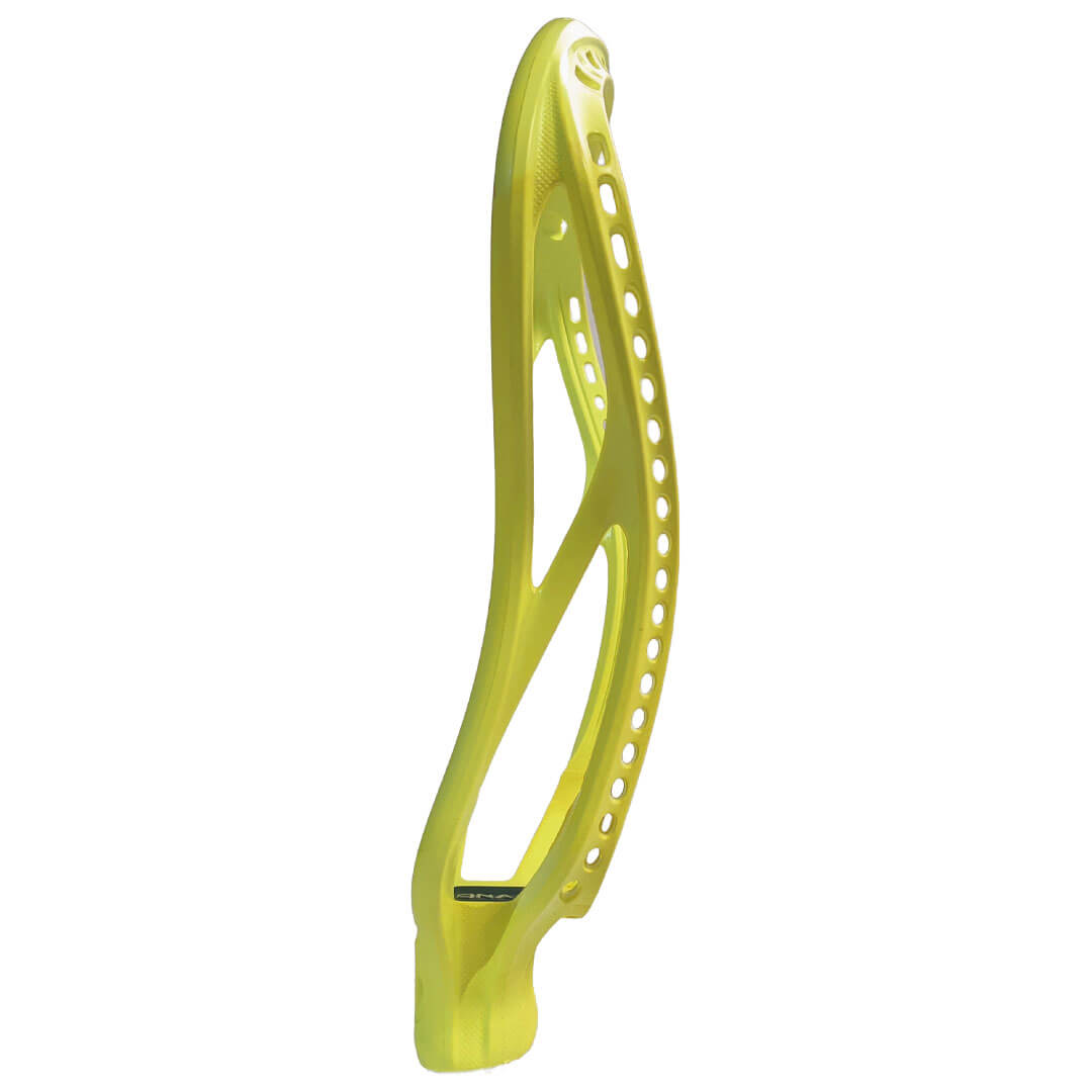 ECD Dyed DNA 2.0 Lacrosse Head - Yellow - Top String Lacrosse