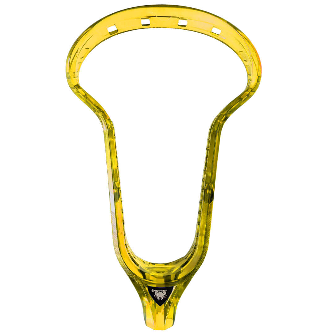 ECD Dyed Infinity Pro Women's Lacrosse Head - Yellow - Top String Lacrosse