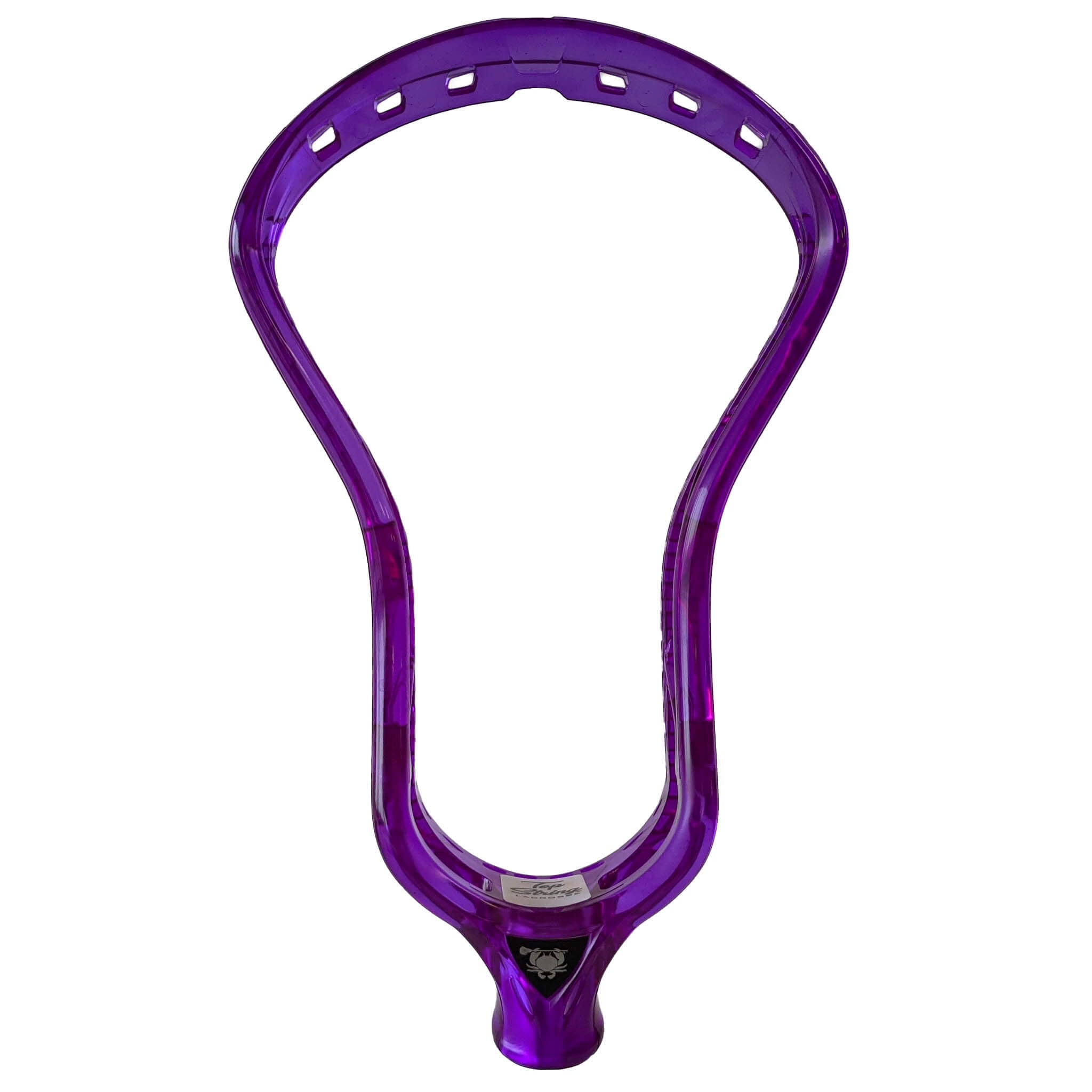 ECD Dyed Ion Lacrosse Head - Purple - Top String Lacrosse