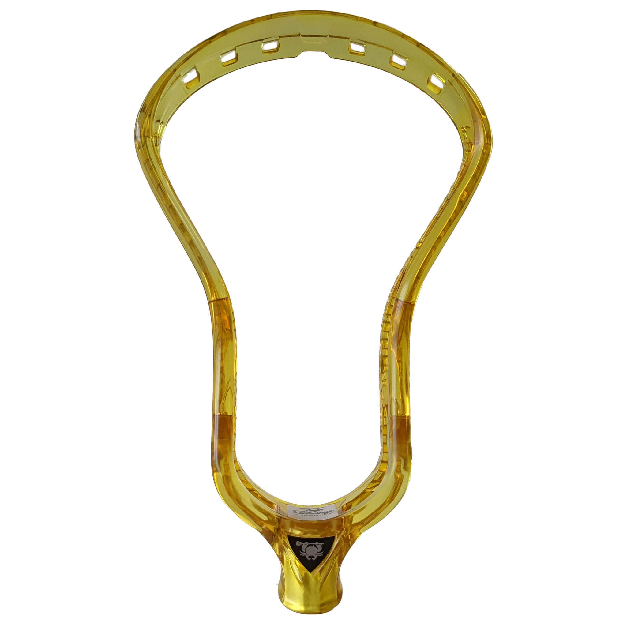 ECD Dyed Ion Lacrosse Head - Yellow - Top String Lacrosse