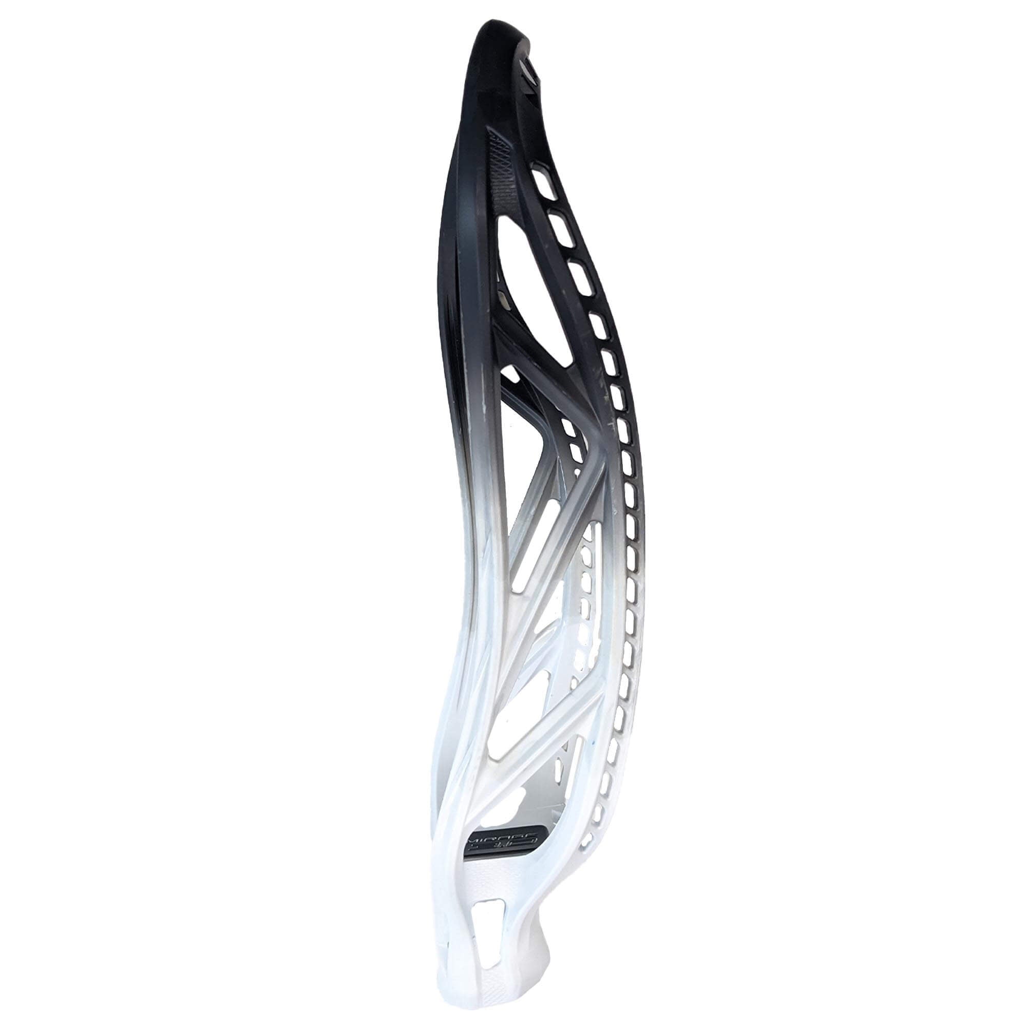 ECD Dyed Mirage 3.0 Lacrosse Head - Black/White Fade | Top String Lacrosse