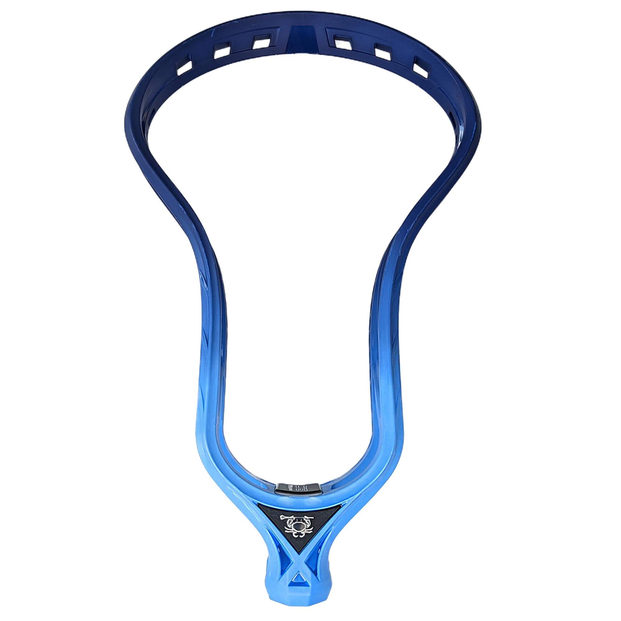 ECD Dyed Mirage 3.0 Lacrosse Head - Navy Blue - Carolina Blue Fade | Top String Lacrosse