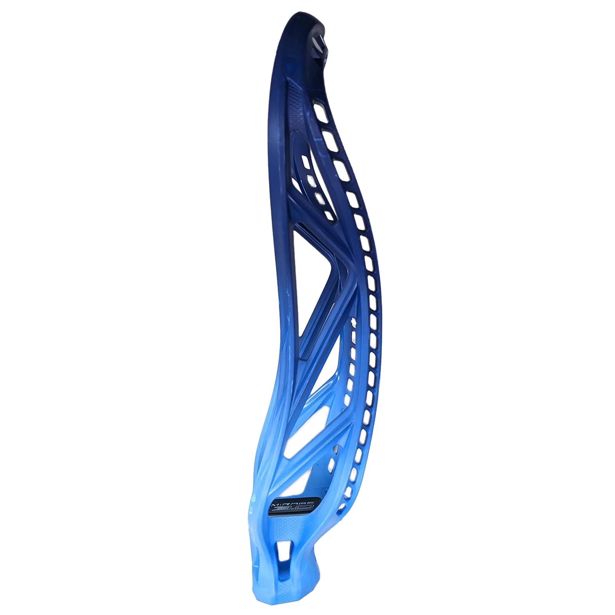 ECD Dyed Mirage 3.0 Lacrosse Head - Navy Blue - Carolina Blue Fade | Top String Lacrosse