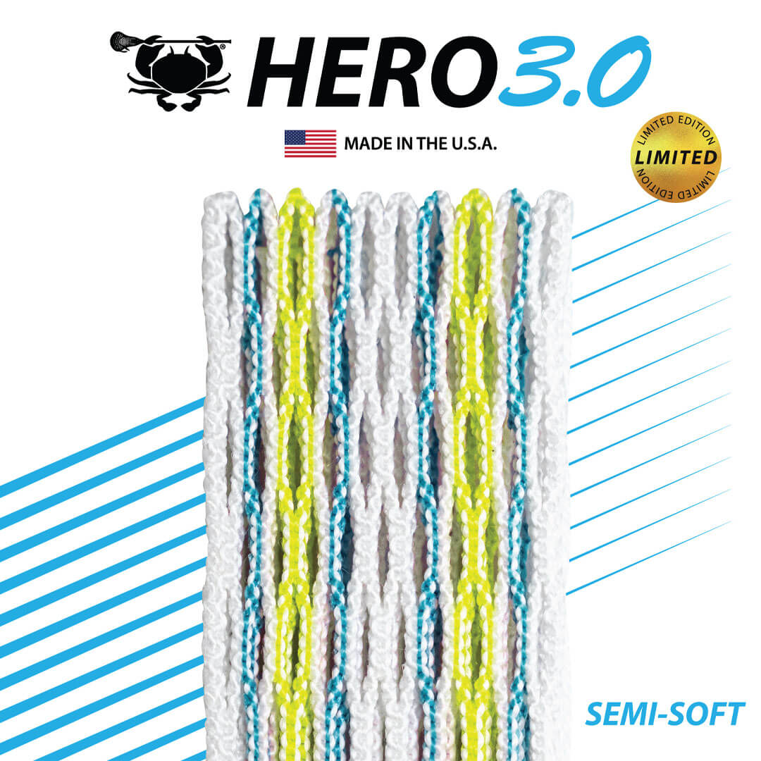 ECD Hero 3.0 LE ECD Fade 2023 Storm Striker Lacrosse Mesh - Top String Lacrosse