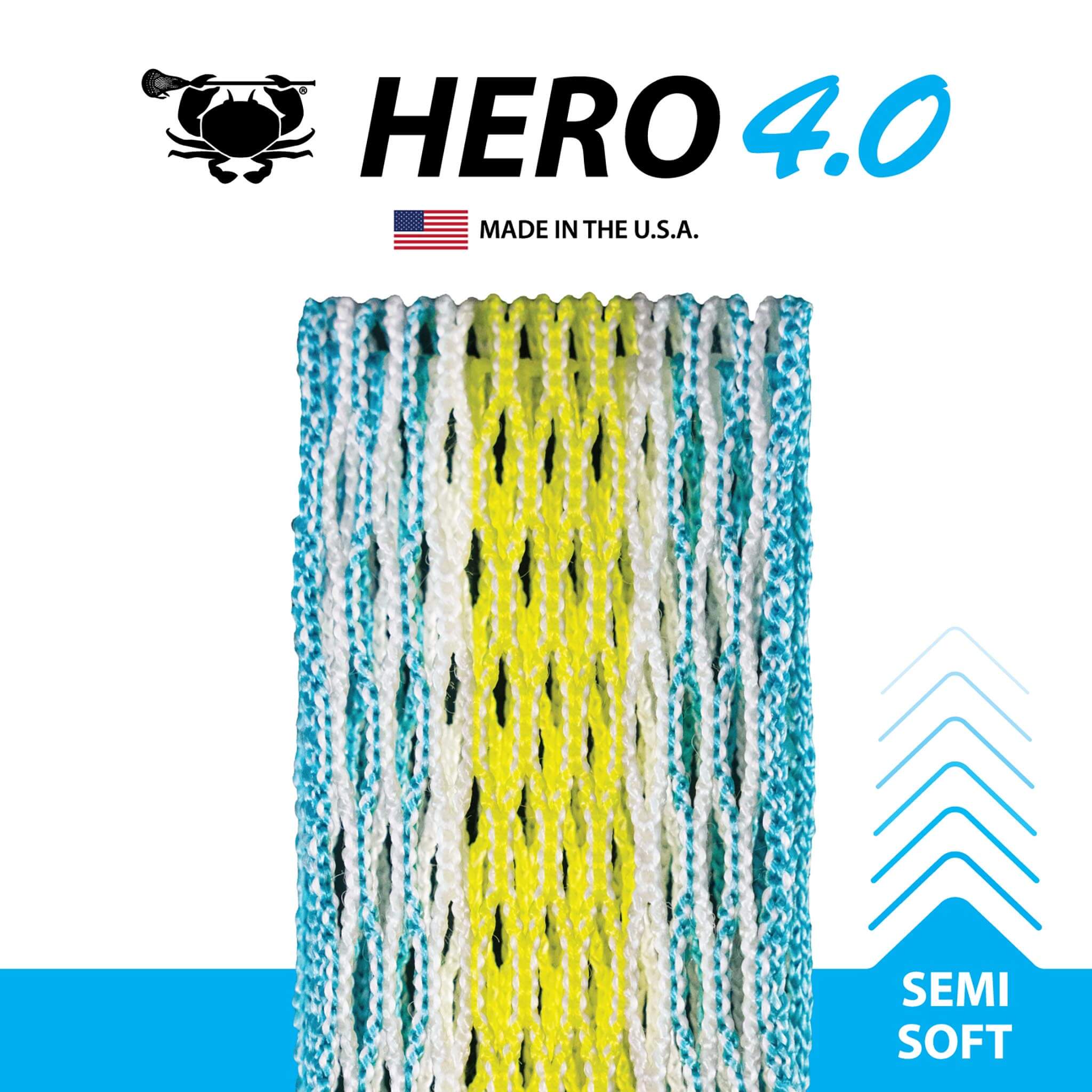 ECD Hero 4.0 LE 2024 ECD Fade Lacrosse Mesh | Top String Lacrosse