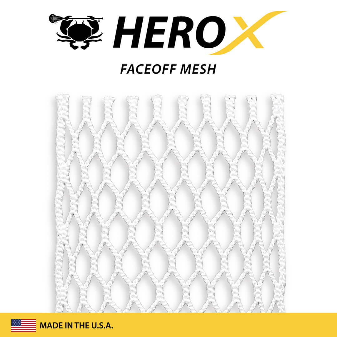 ECD Hero X Faceoff Lacrosse Mesh | Top String Lacrosse